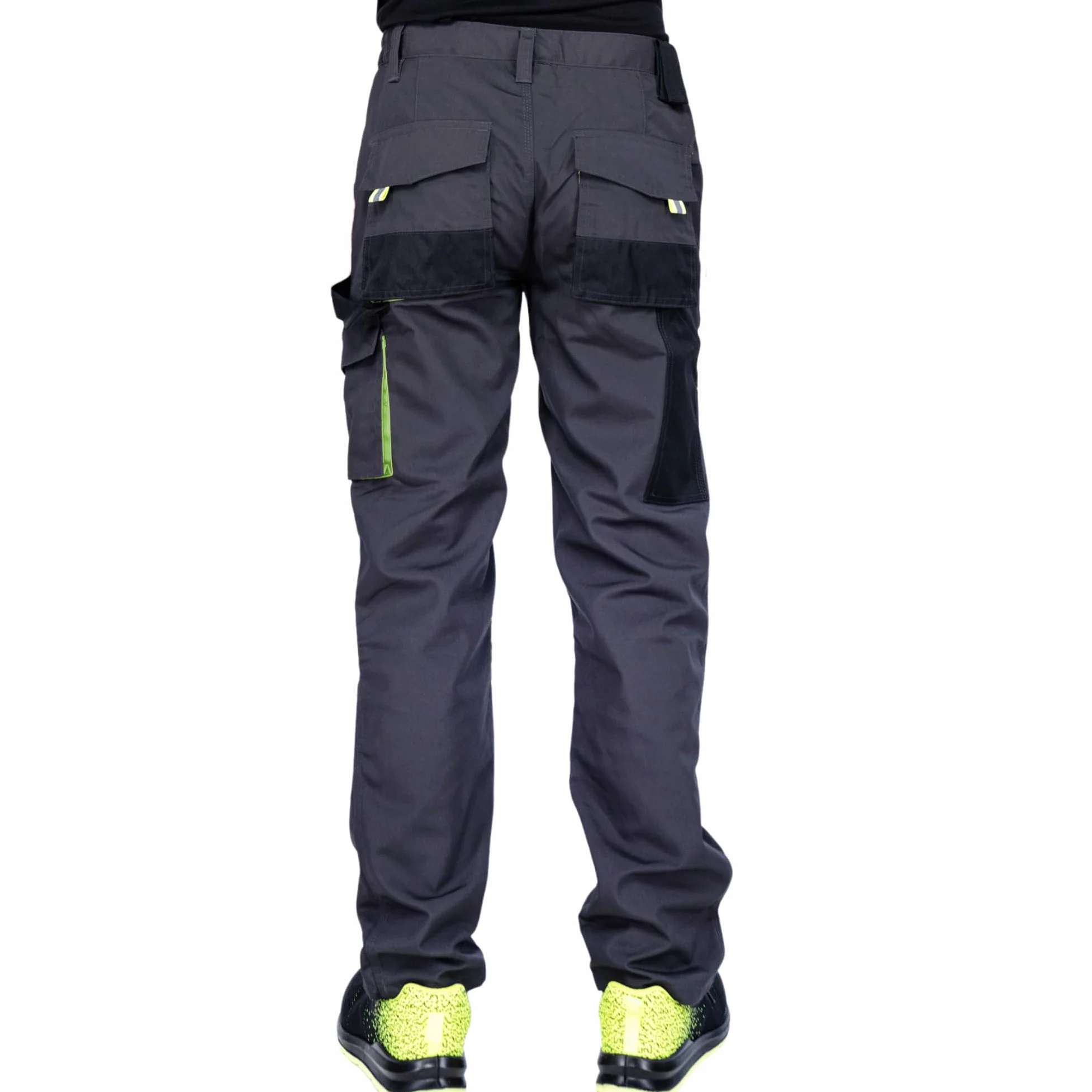MAZALAT work wear Pantalones de Trabajo para Hombre, Pantalon de Seguridad, Pantalones de Proteccion, Ropa Hombre, Bolsillos Multiusos, S - 3XL, con Rodilleras Trabajo. Resistente