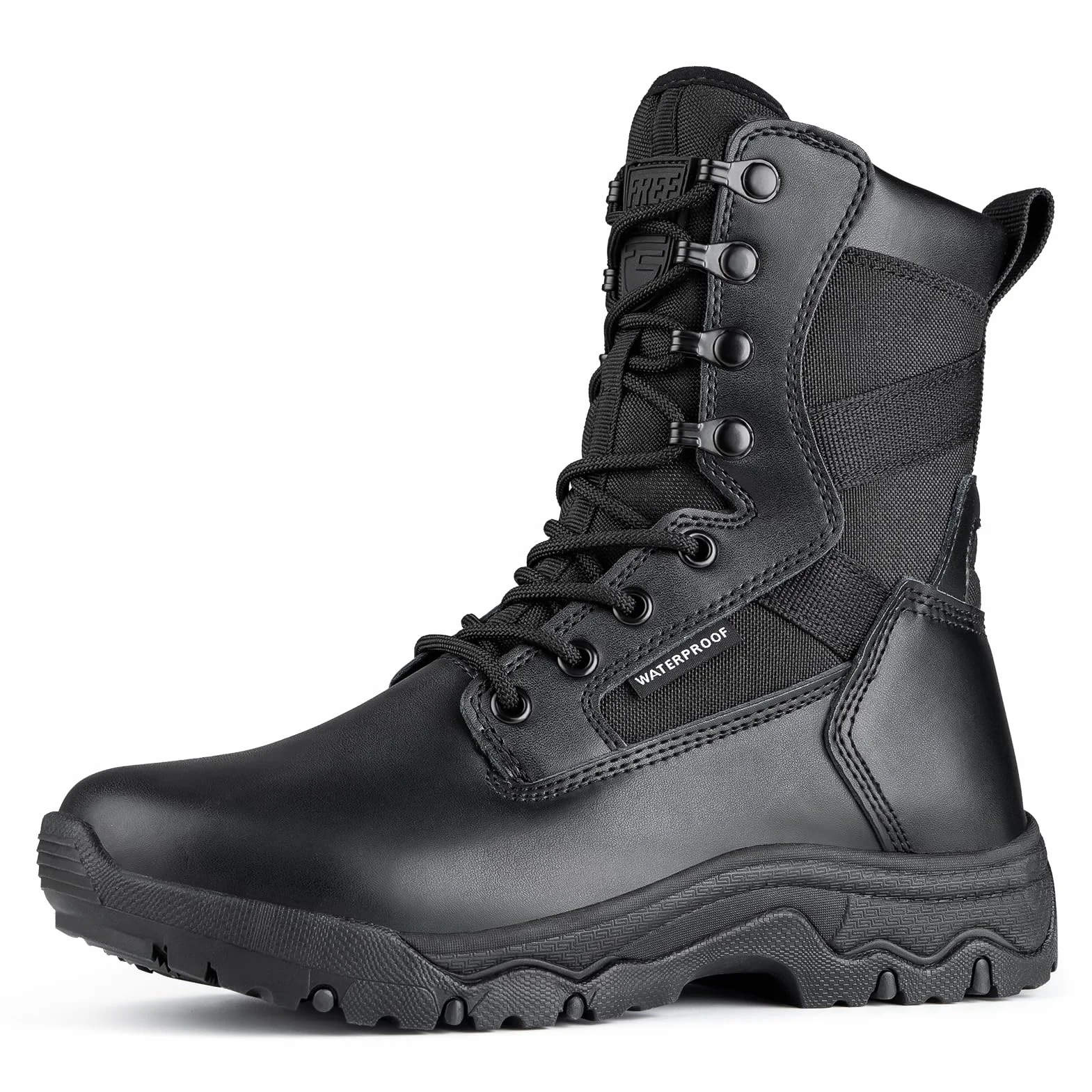 FREE SOLDIER Botas tácticas de las mujeres 8 pulgadas Botas ligeras del combate Botas militares durables del trabajo al aire libre Botas del desierto para las mujeres