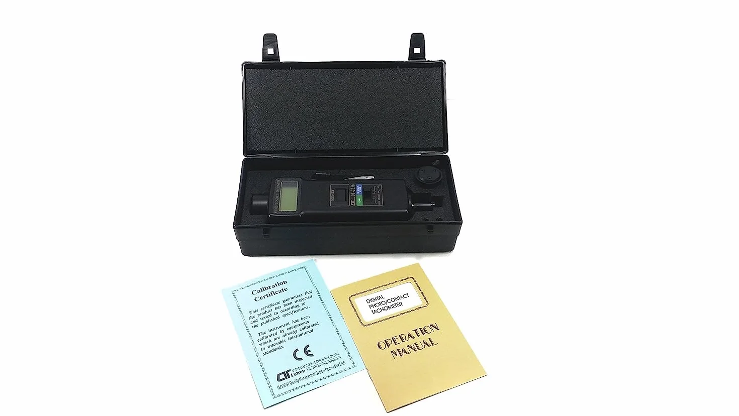 Lutron DT-2236 Tacómetro digital electrónico con certificado de calibración