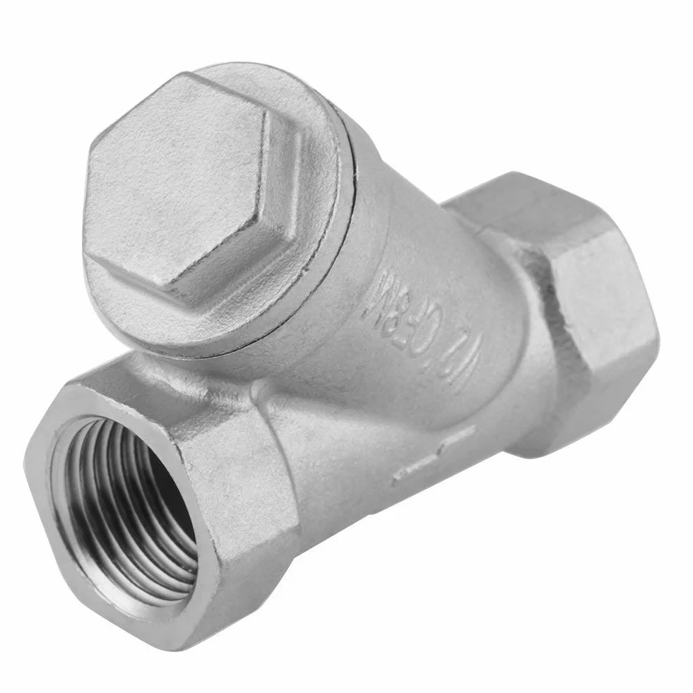 Filtro De Agua Y Gas Acero Inoxidable 1/2 Pulgada Rosca PT DN15
