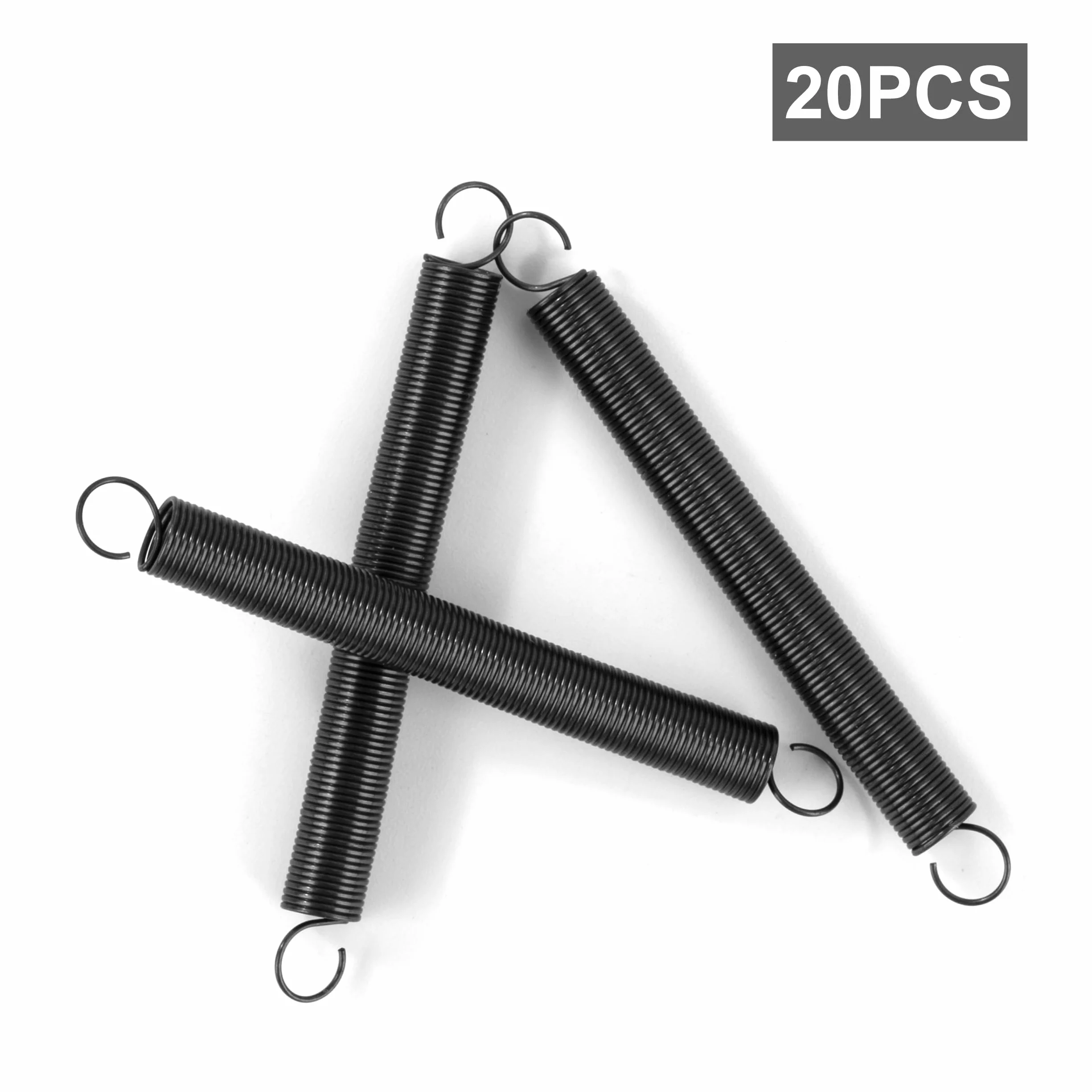 Resortes de Extensión 40mm Muelles de Tensión Gancho Alambre Piano 4mm 0,35mm 0,2KG 20 Piezas