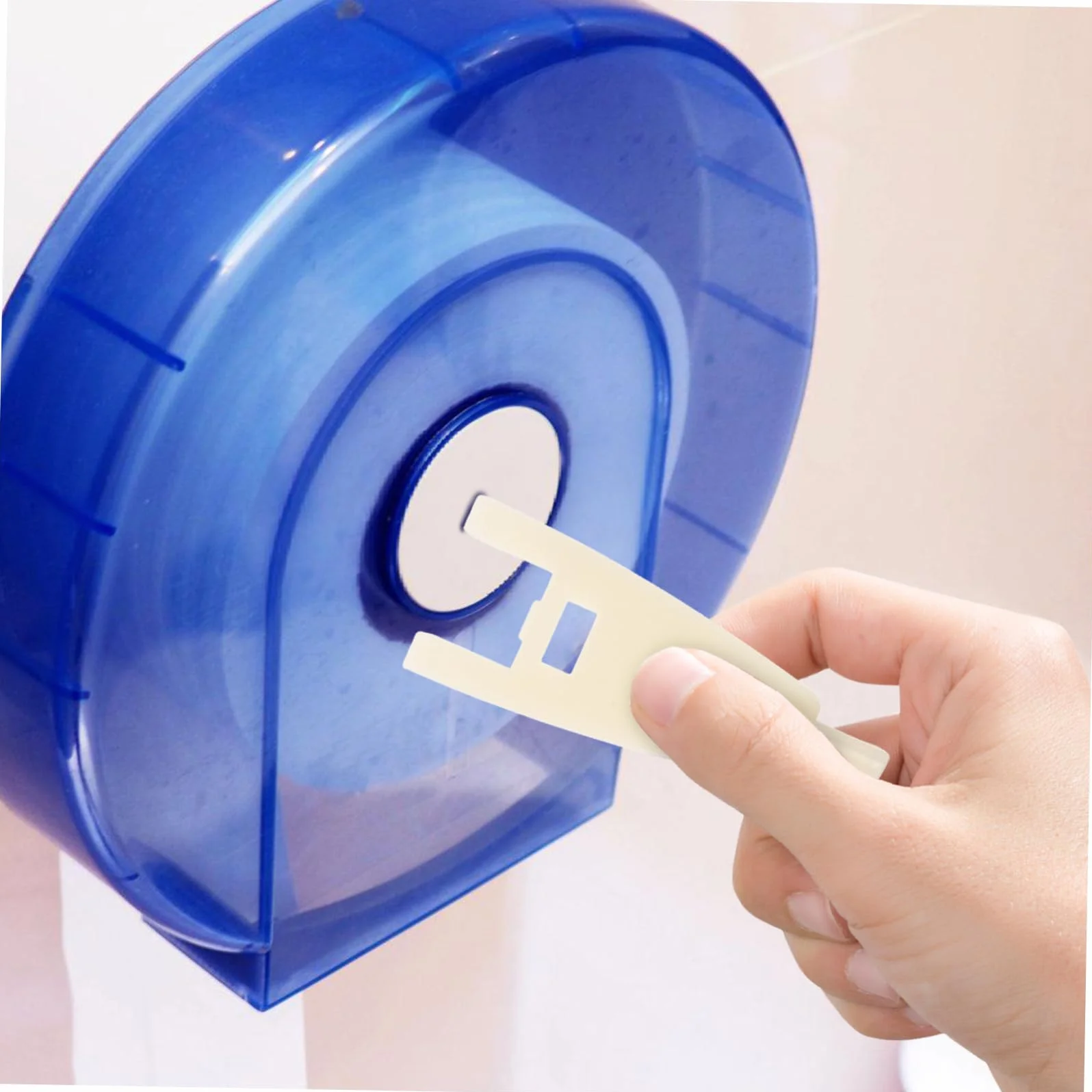 Llave Dispensadora De Papel Higiénico con Cerradura Compacta para Baño Oficina Y Hotel