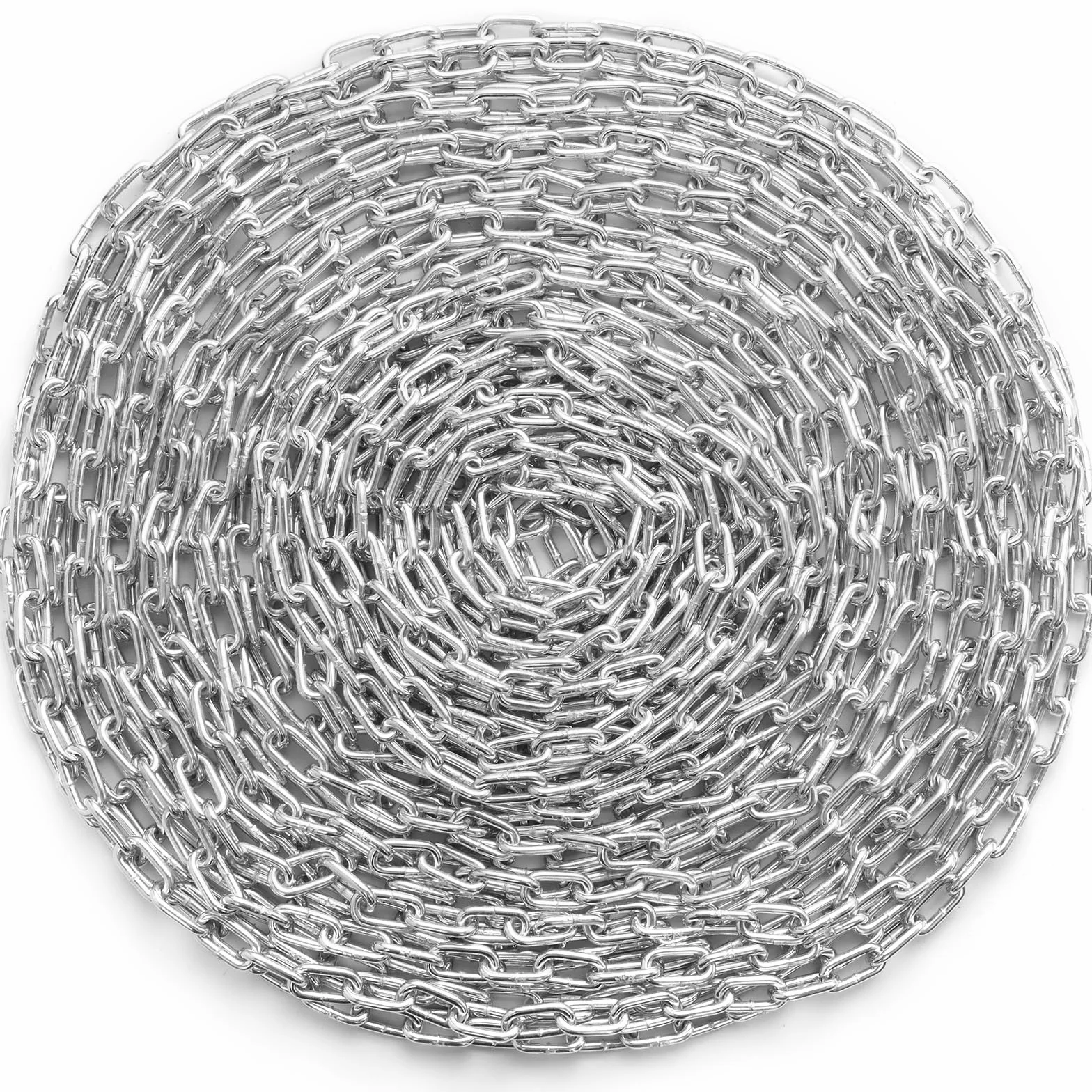 VEVOR Cadena de Eslabones de Acero Galvanizado 6 mm x 30.5 m 698 kg