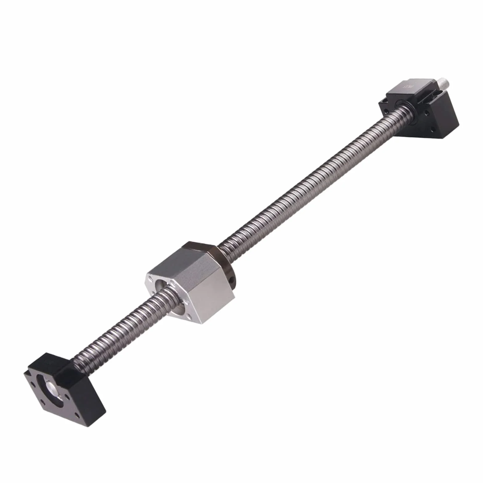 Husillo de bolas SFU1605 450 mm acero inoxidable BK12/BF12 para CNC