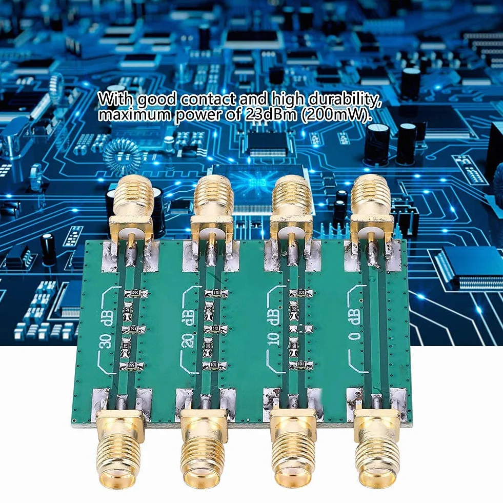 Atenuador Fijo RF DC-4.0GHz SMA Doble Cabeza Hembra para Módulos