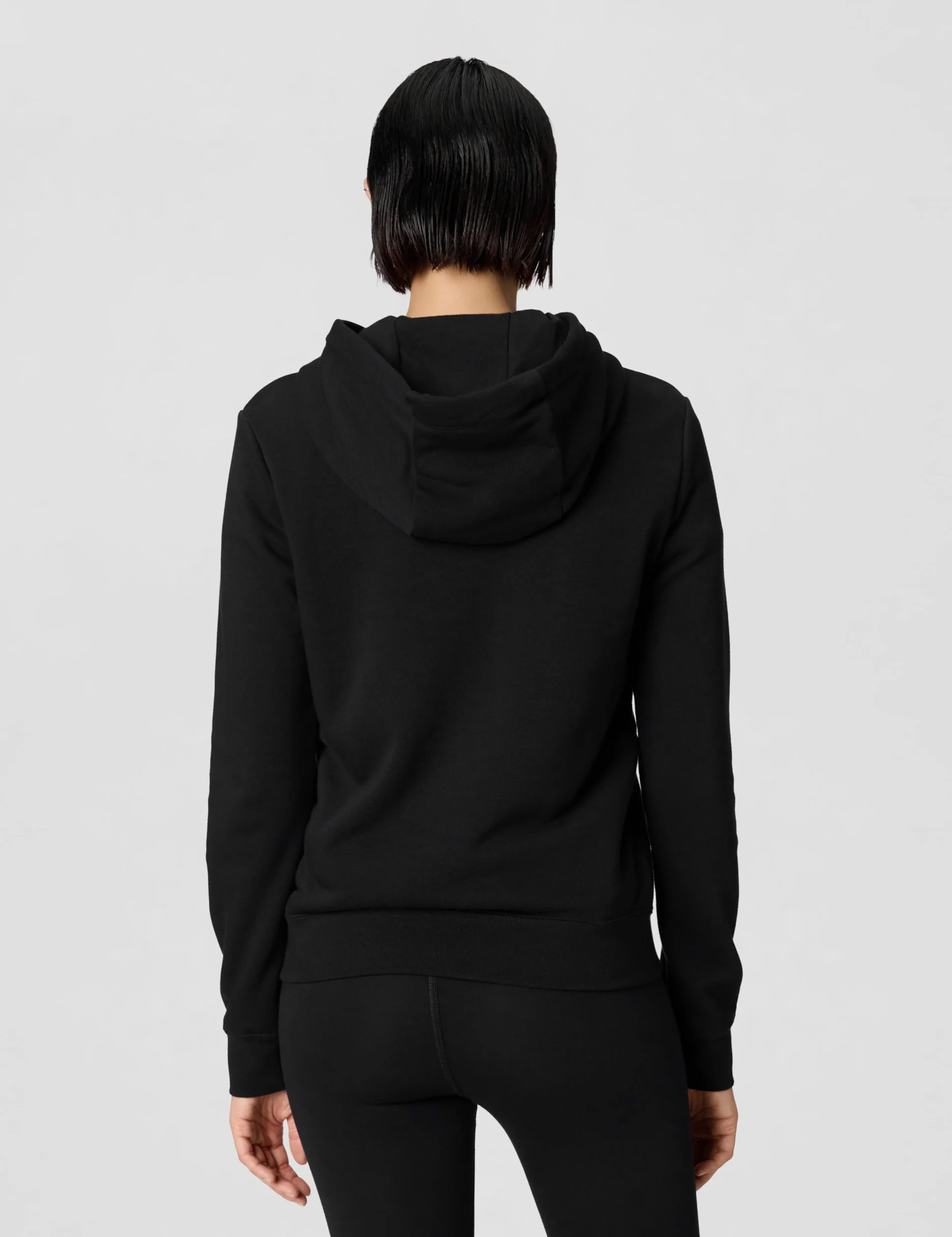 NIKE DQ5793-010 W NSW Club FLC STD PO HDY Sweatshirt Mujer Blanco Negro Tamaño XS
