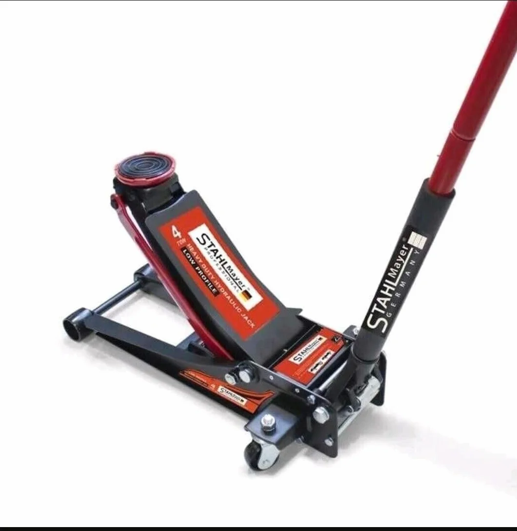 Gato hidráulico 4T de acero/Alemania doble pistón 4000 kg 75mm-500mm para vehículos coche