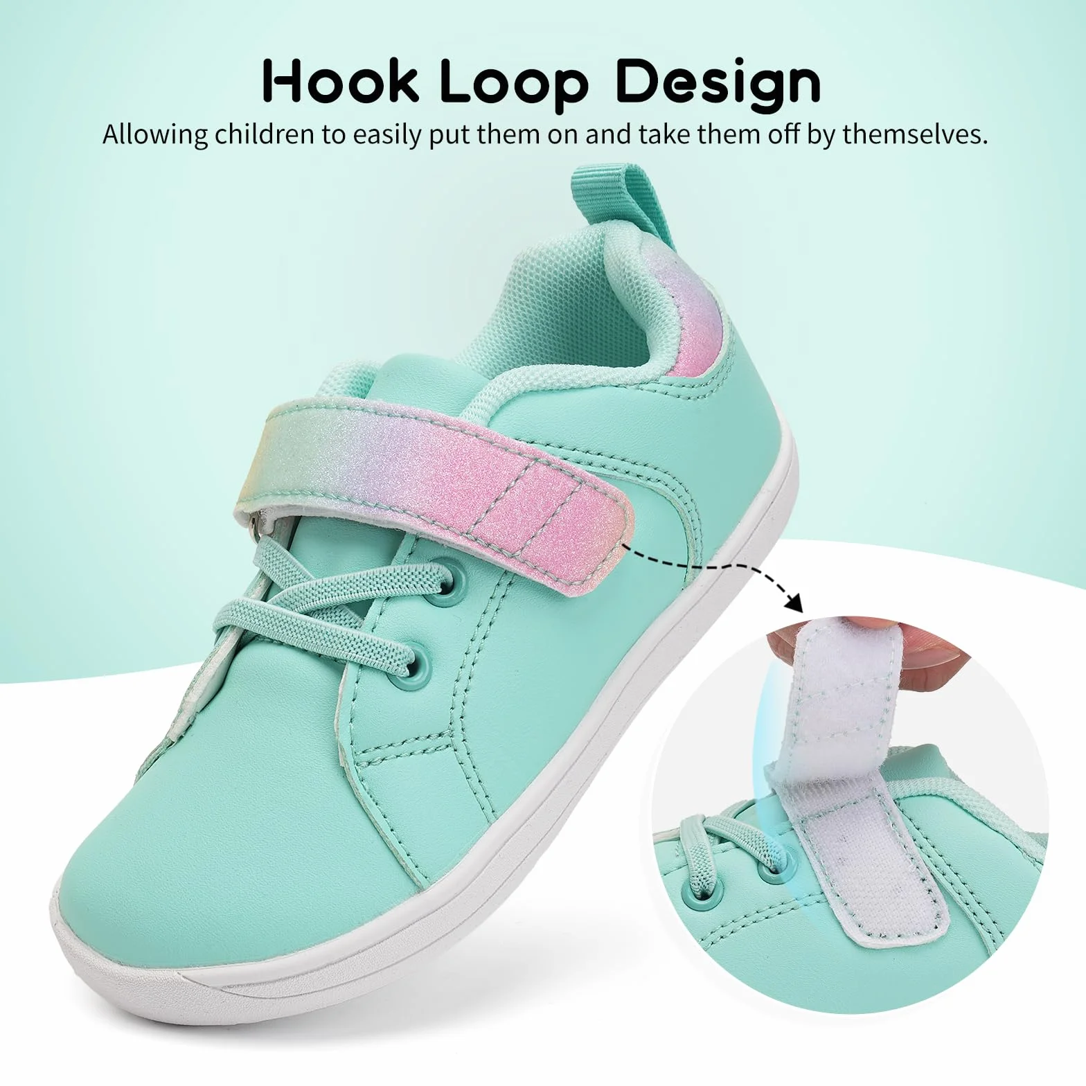 Calzado Descalzos Niños Niñas Amplia para Barefoot Exterior Interio Ligeros y Deporte Transpirables Zapatillas de Trail Minimalistas(Verde, 27EU)
