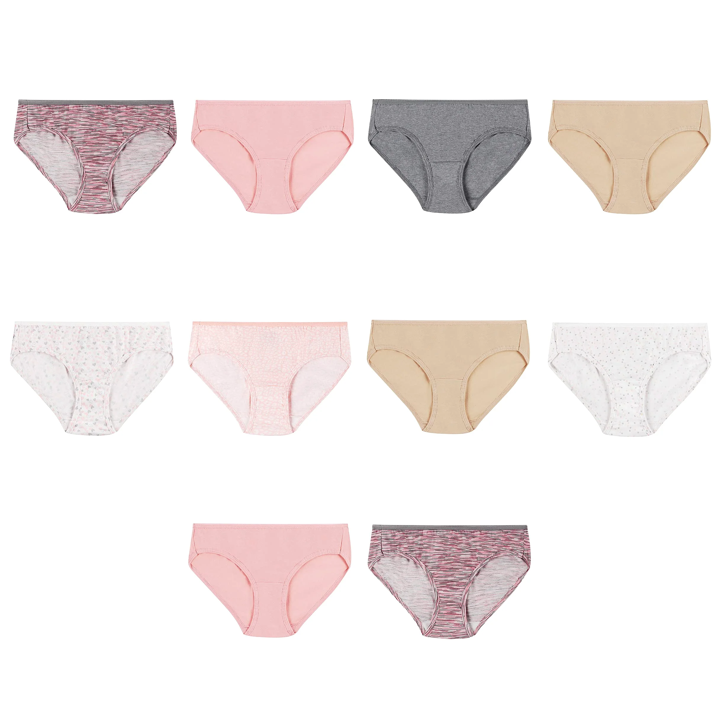 Hanes Mens Cotton Briefs 10-Pack (GP10BR)
