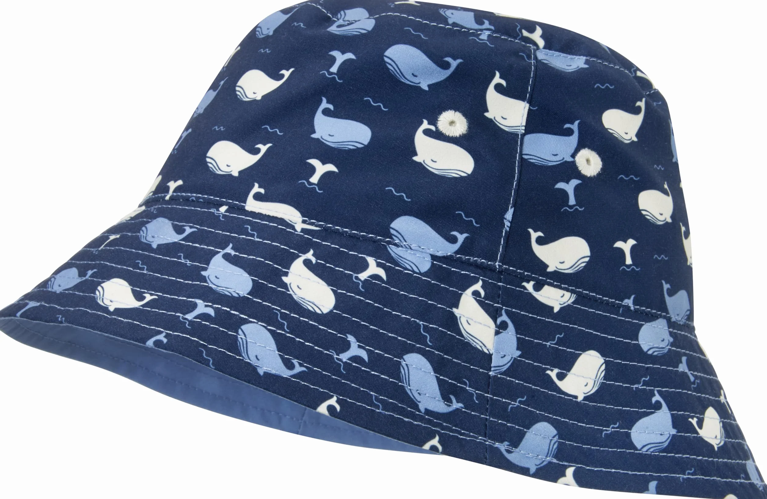 Playshoes Sombrero de protección UV, ballena, 51