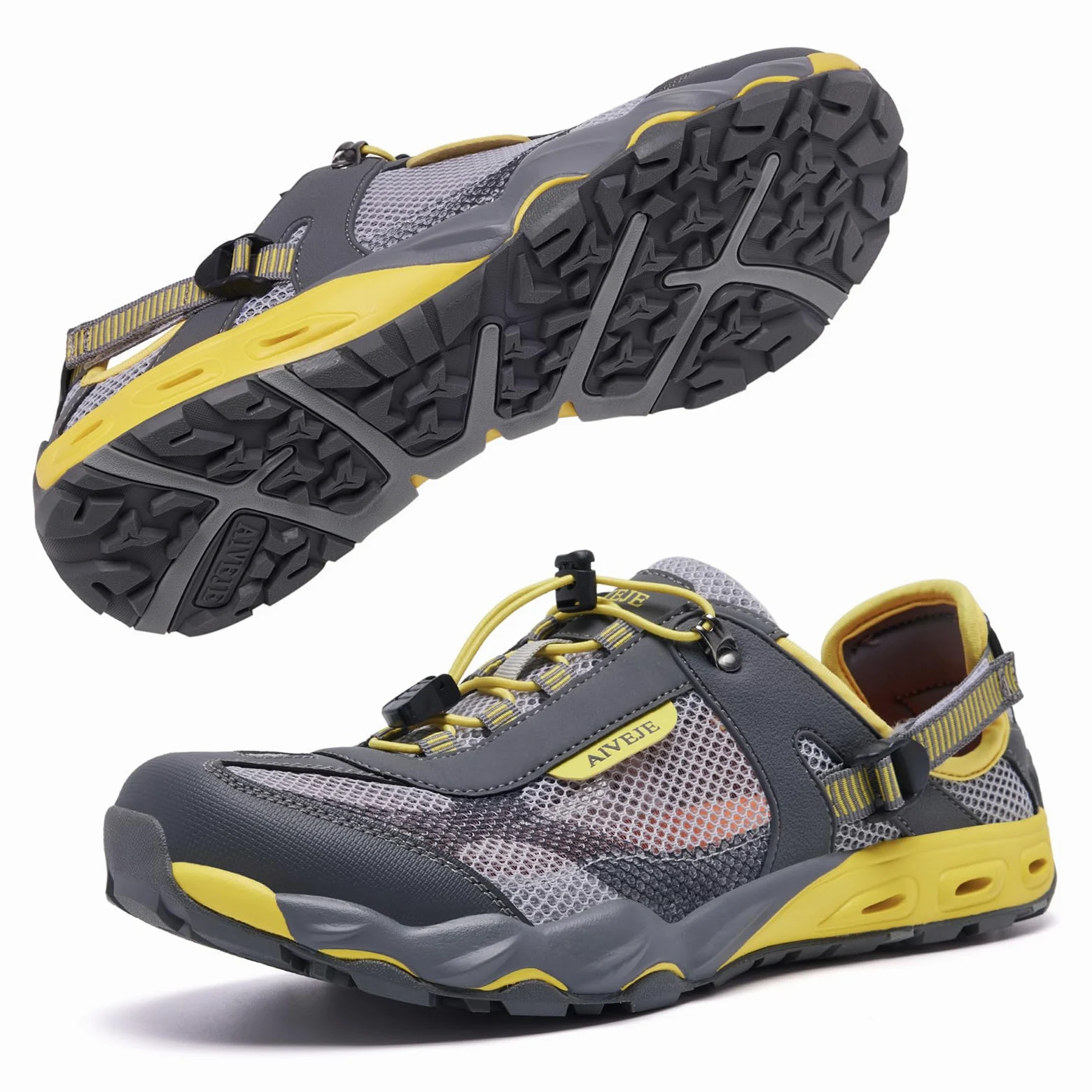 Zapatos de agua para hombre, antideslizantes, de secado rápido, para verano, al aire libre, senderismo, atletismo