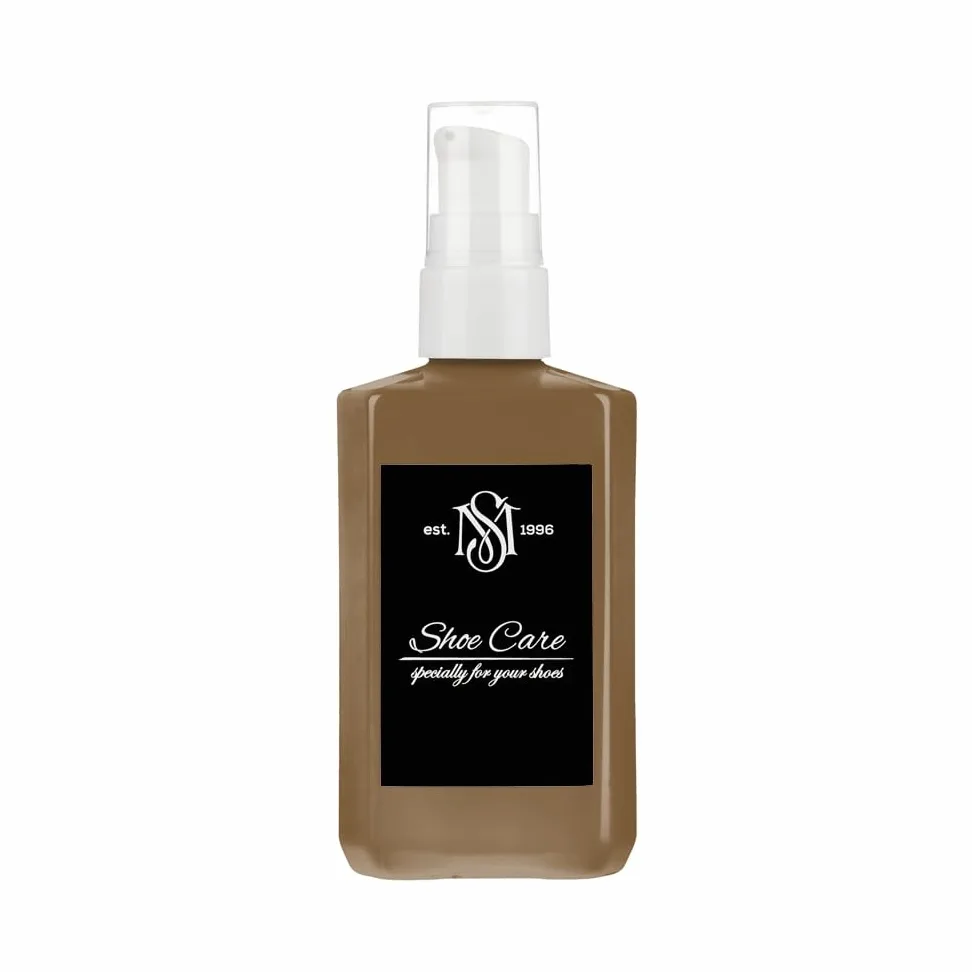 Bálsamo de cuero - NCS S 6020-Y20R marrón oscuro - Acondicionador suavizante para zapatos y revitalizador de color para artículos de cuero suaves - 100.5 ml