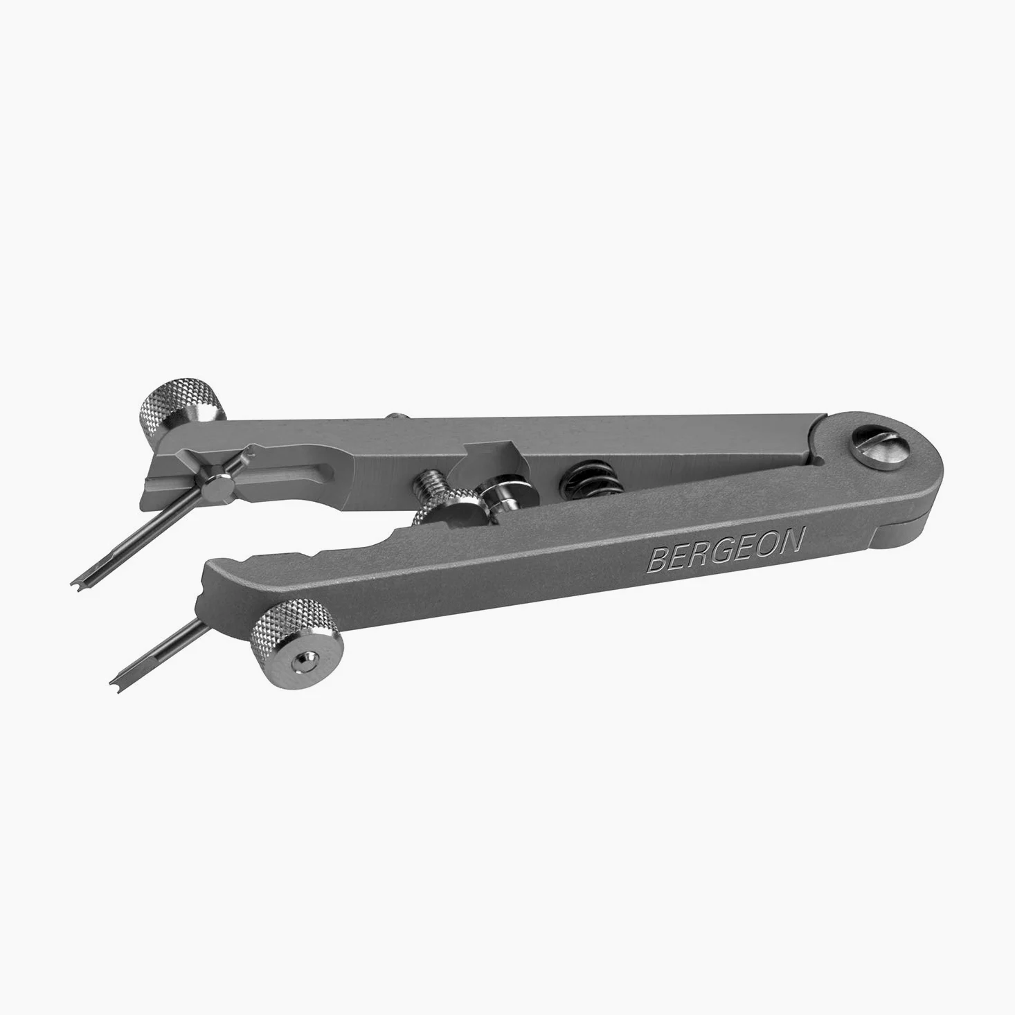 Bergeon 6825 Alicates para pasadores, con Horquillas Anchas, de Aluminio anodizado, para extraer e Introducir pasadores