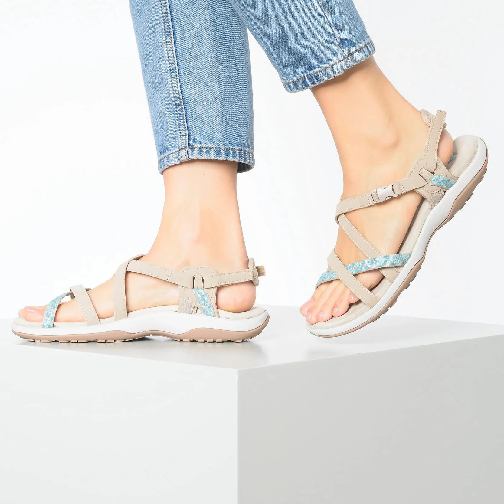 Skechers Mujer Reggae Slim Vacay Sandals