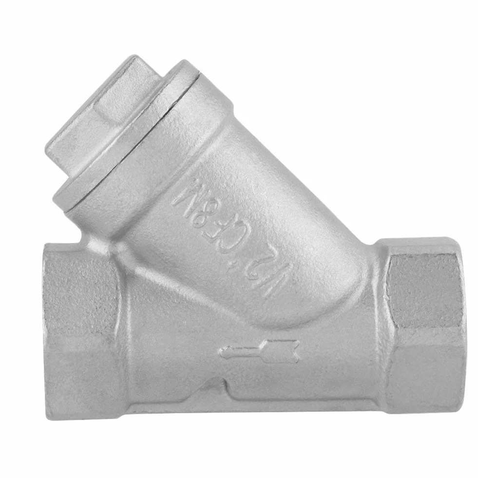 Filtro De Agua Y Gas Acero Inoxidable 1/2 Pulgada Rosca PT DN15