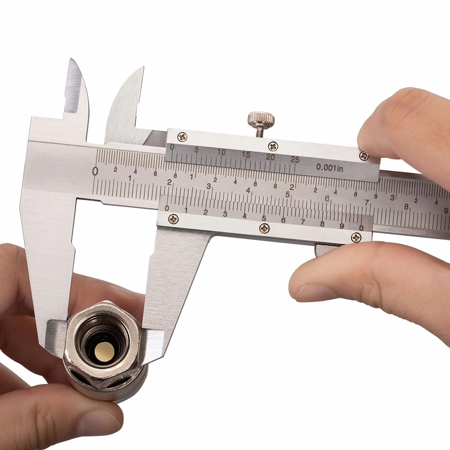 Spurtar Calibre 150 mm 6 pulgadas analógico medición diámetro profundidad 0,02 mm 0,001 pulgadas