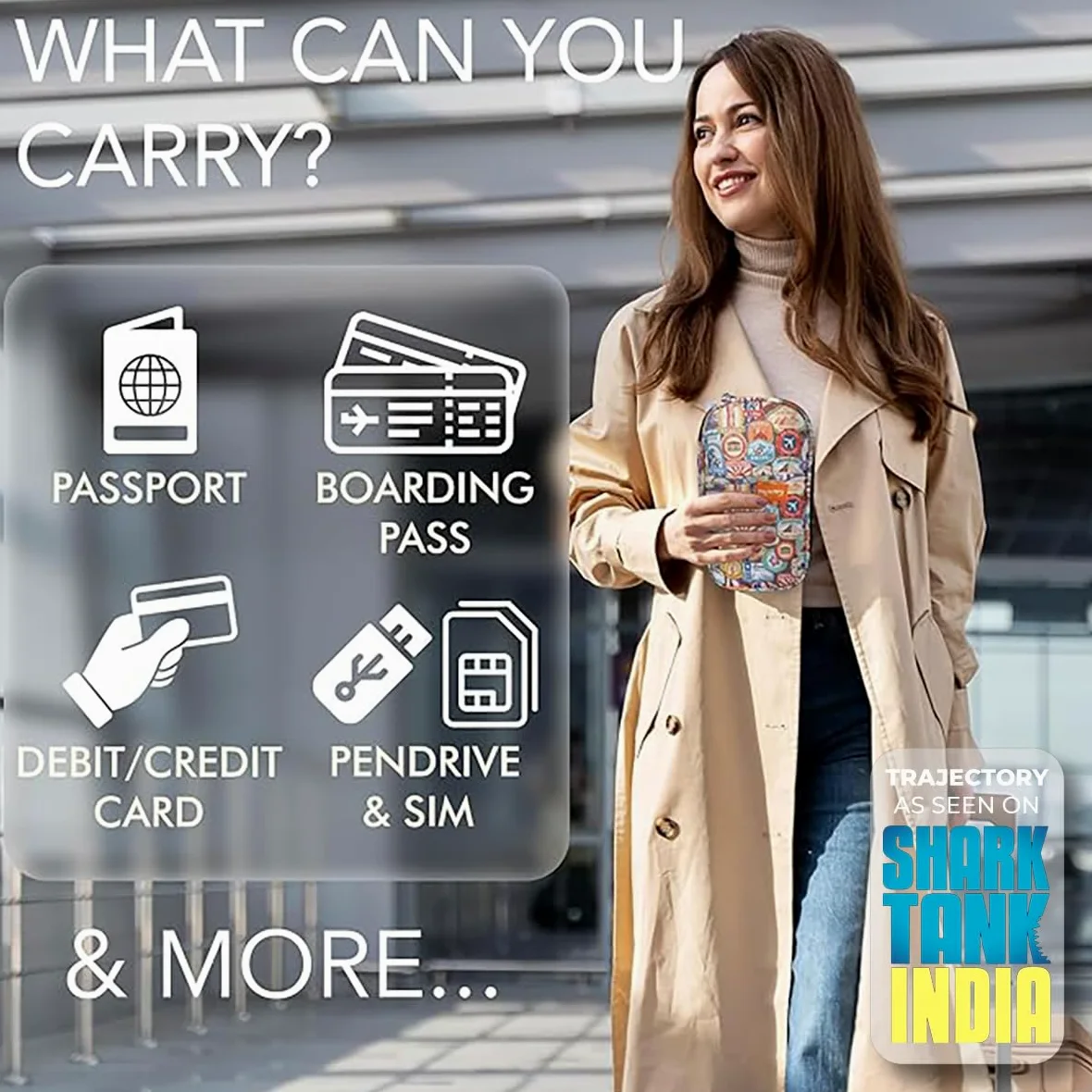 Trajectory Portatarjetas y pasaporte de viaje unisex para adultos, de poliéster, para uso diario y viajes internacionales, con 4 ranuras para pasaporte y 5 ranuras para tarjetas, MONUMENTO, STANDARD,