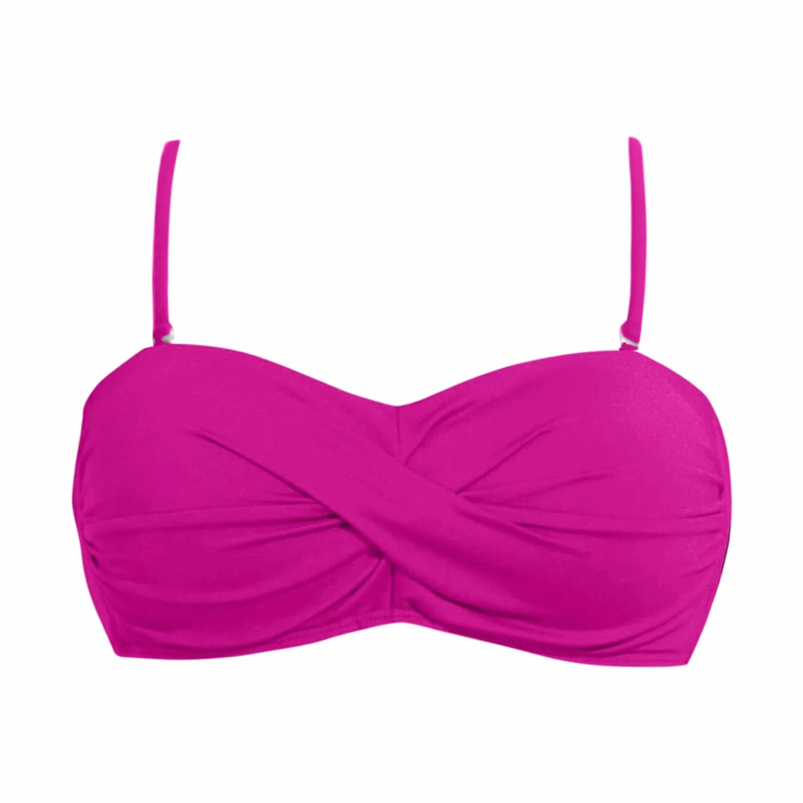 Bikini Top Bandeau para Mujer con Cordones Ajustables S-XXL