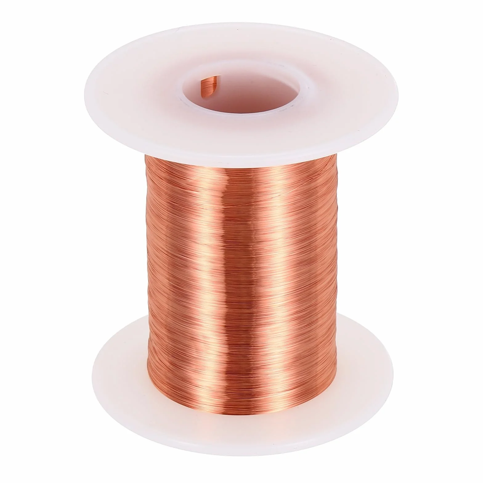 sourcing map Alambre magnético de 40 AWG, cobre esmaltado, bobina 4 oz 155C para transformador motor