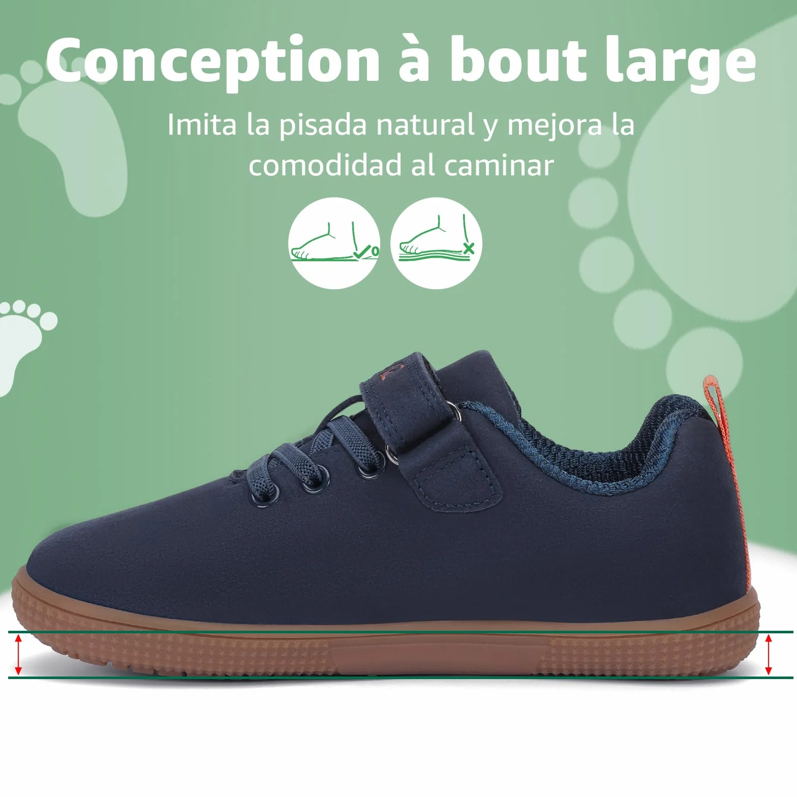 SAGUARO Zapatillas Deporte para Niños Niñas Barefoot Sneakers Ligeras Flexibles con Wide Toe Box, 25-36 EU