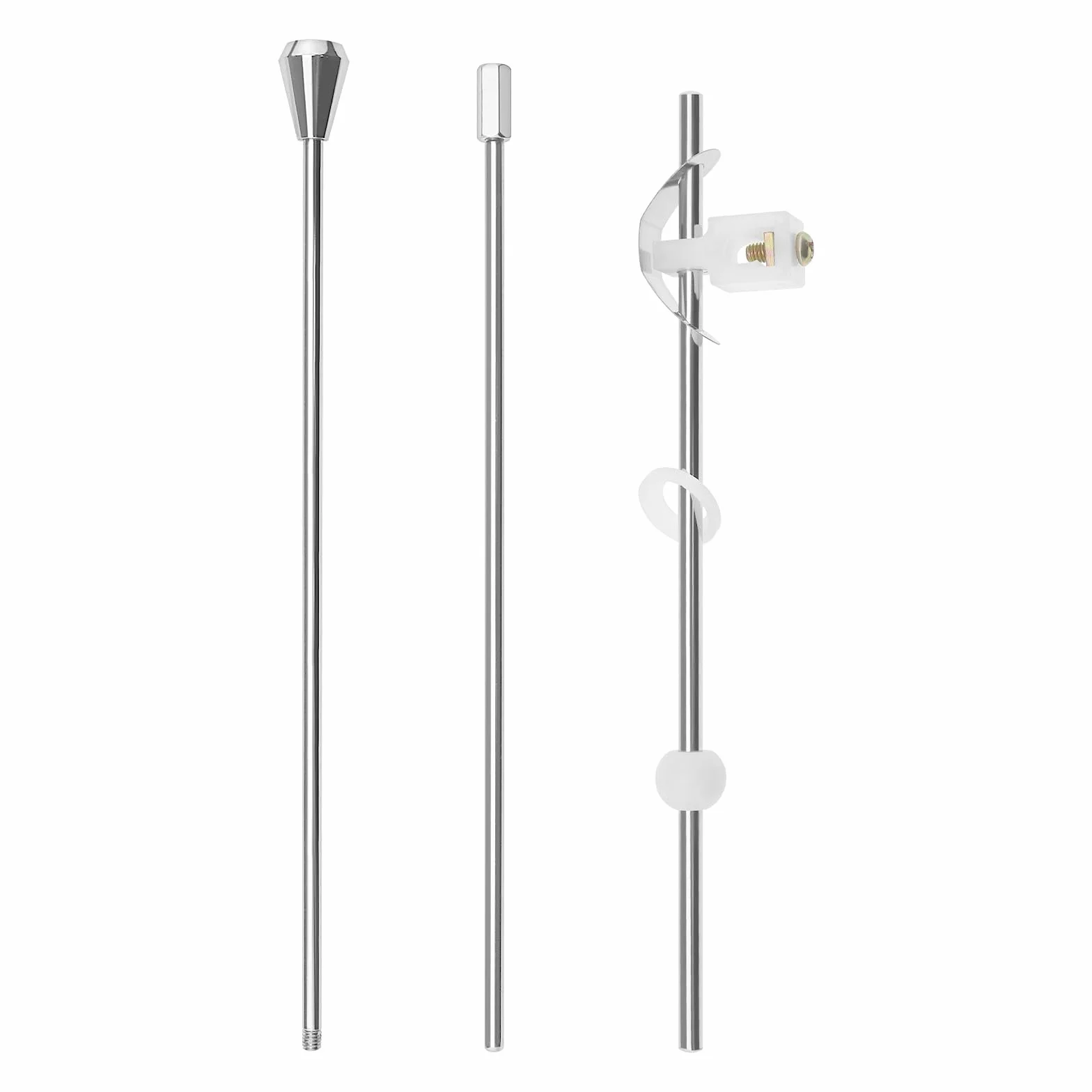 Varillas de elevación para lavabo barra de residuos desplegable pieza de repuesto 3 unidades