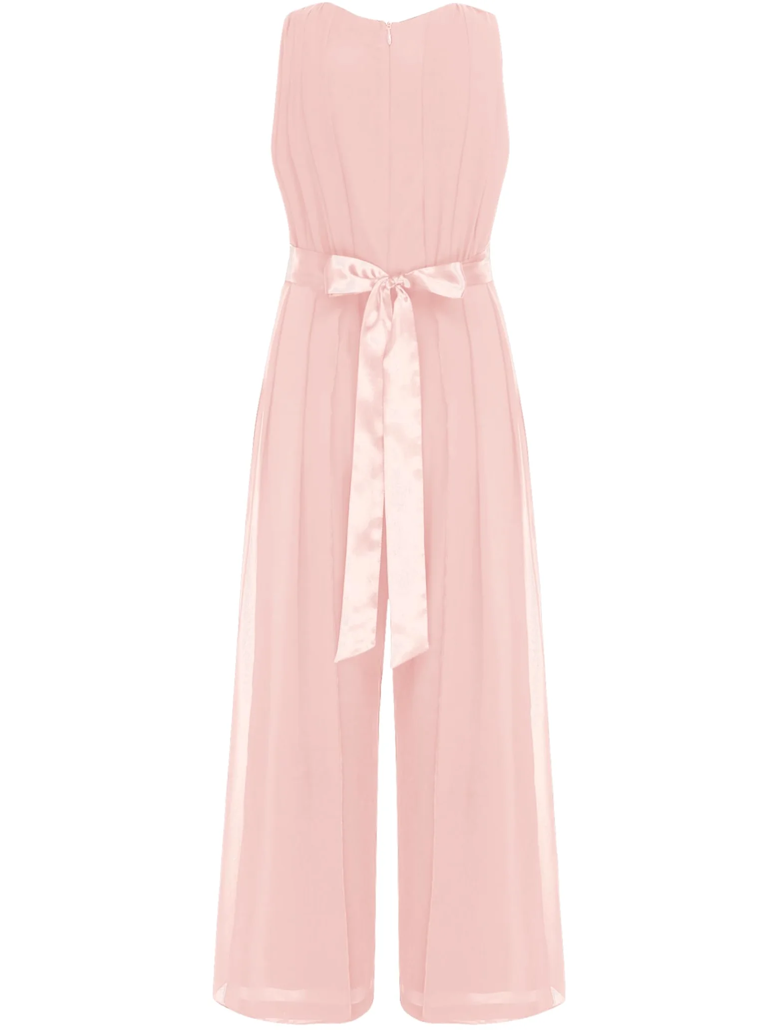 Mono festivo para niña, elegante, traje de pantalón con flores, cinturón de cintura, pantalones de pierna ancha, para bodas, cumpleaños, fiestas
