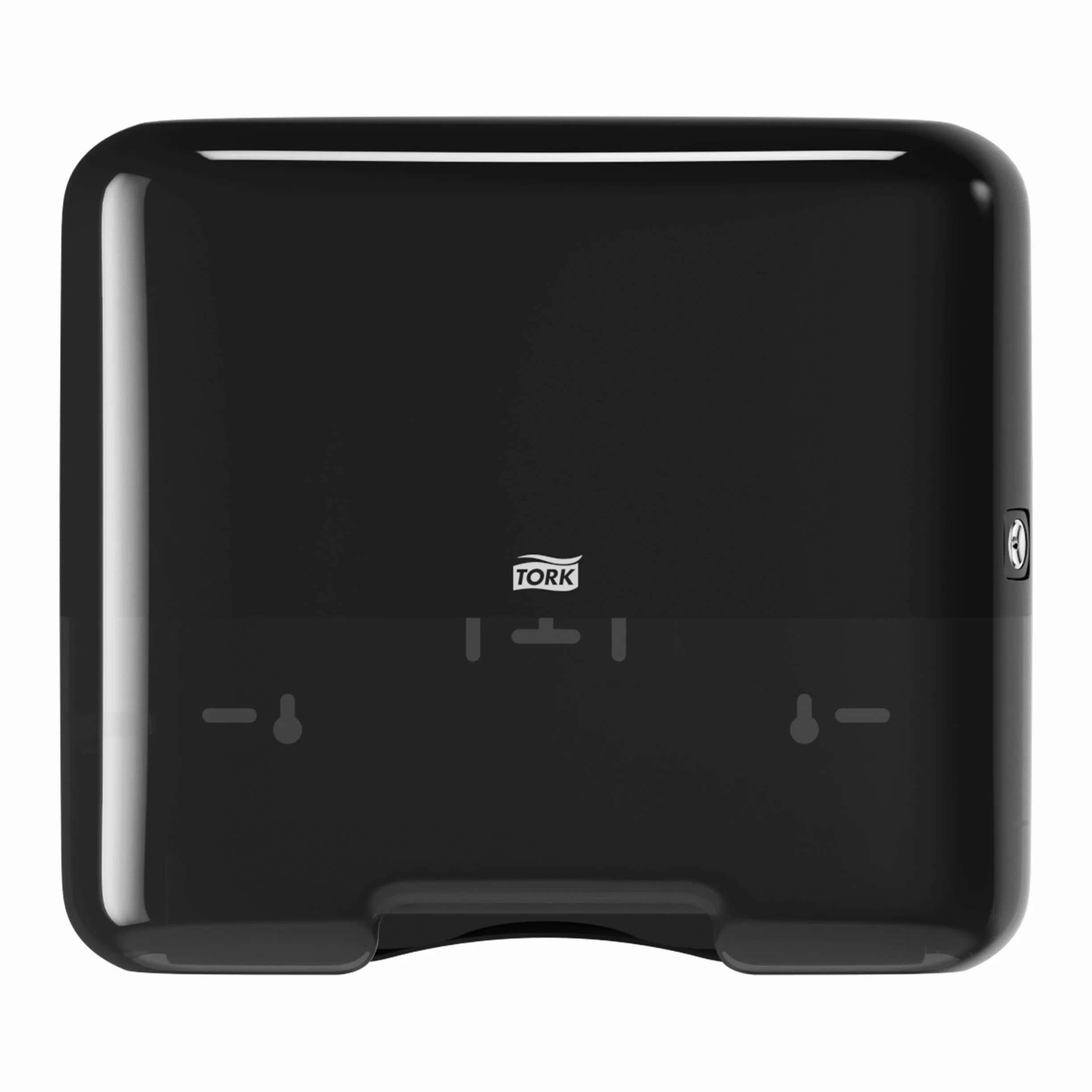 Tork 553108 Dispensador mini de toallas de mano plegadas en C y ZZ Elevation Negro