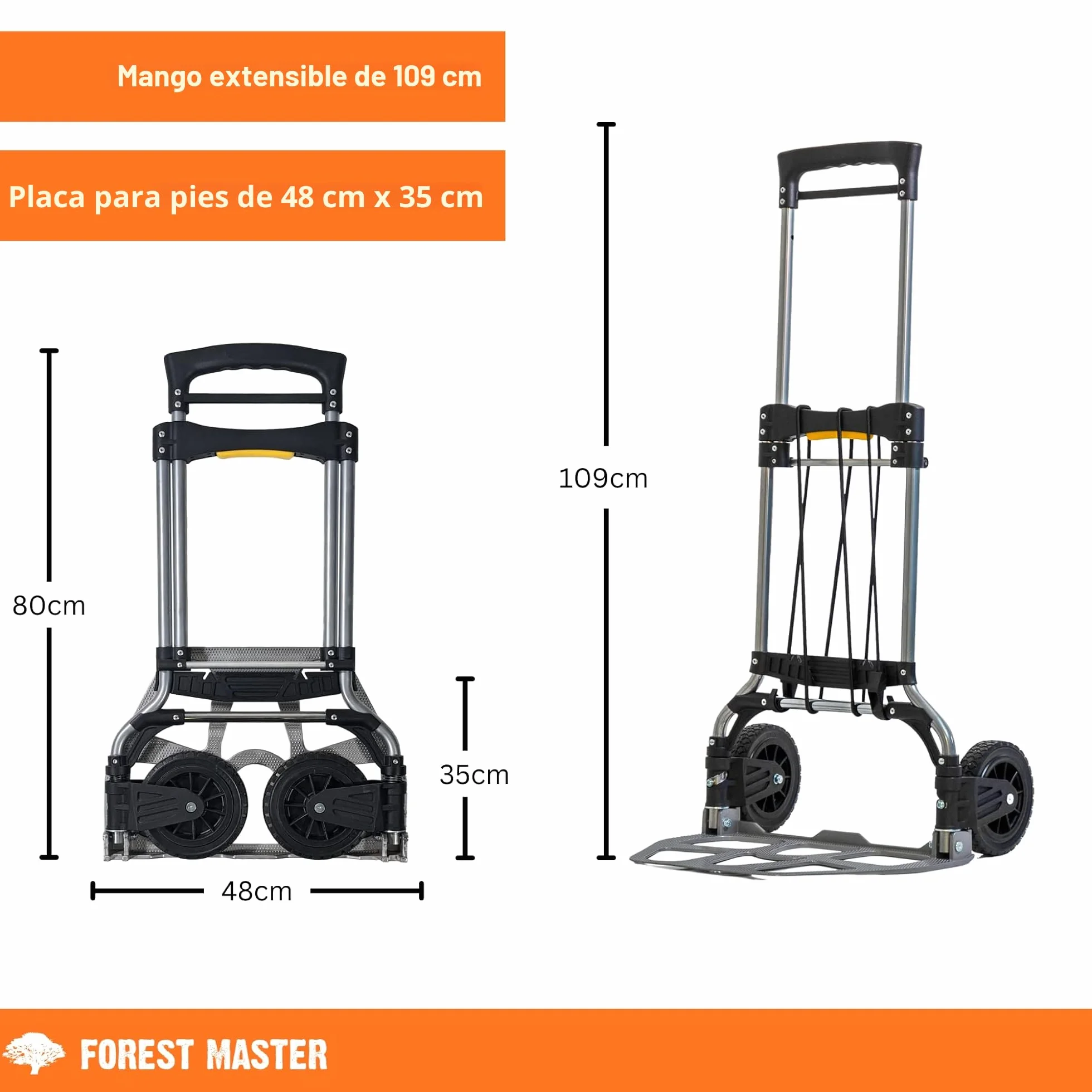 Zero Compact Plegable Heavy Duty Hand Truck 160 kg