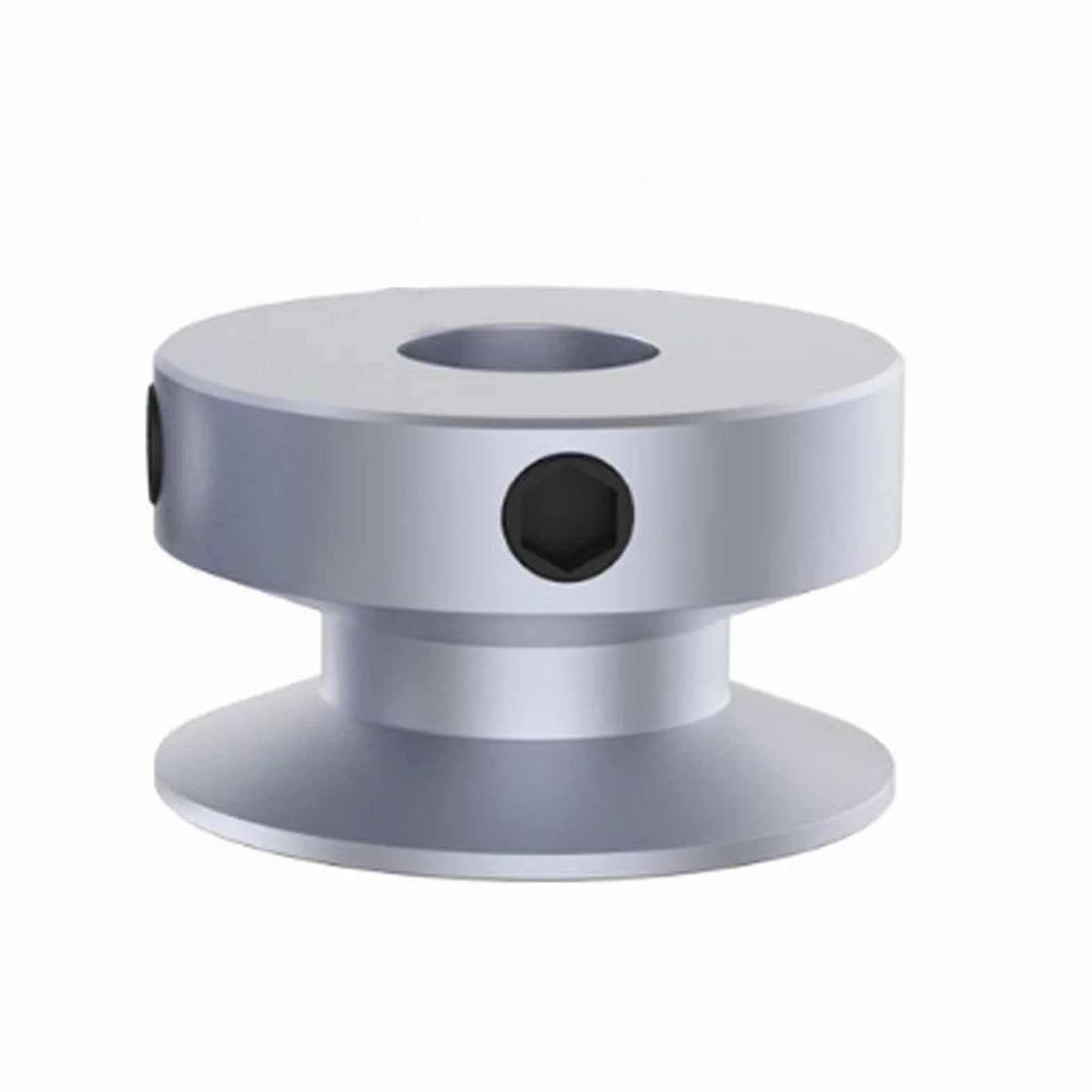 Polea ranurada simple CHANCS 30 mm diámetro exterior 12 mm diámetro interior fijo para taladradora Correa redonda PU 6 mm
