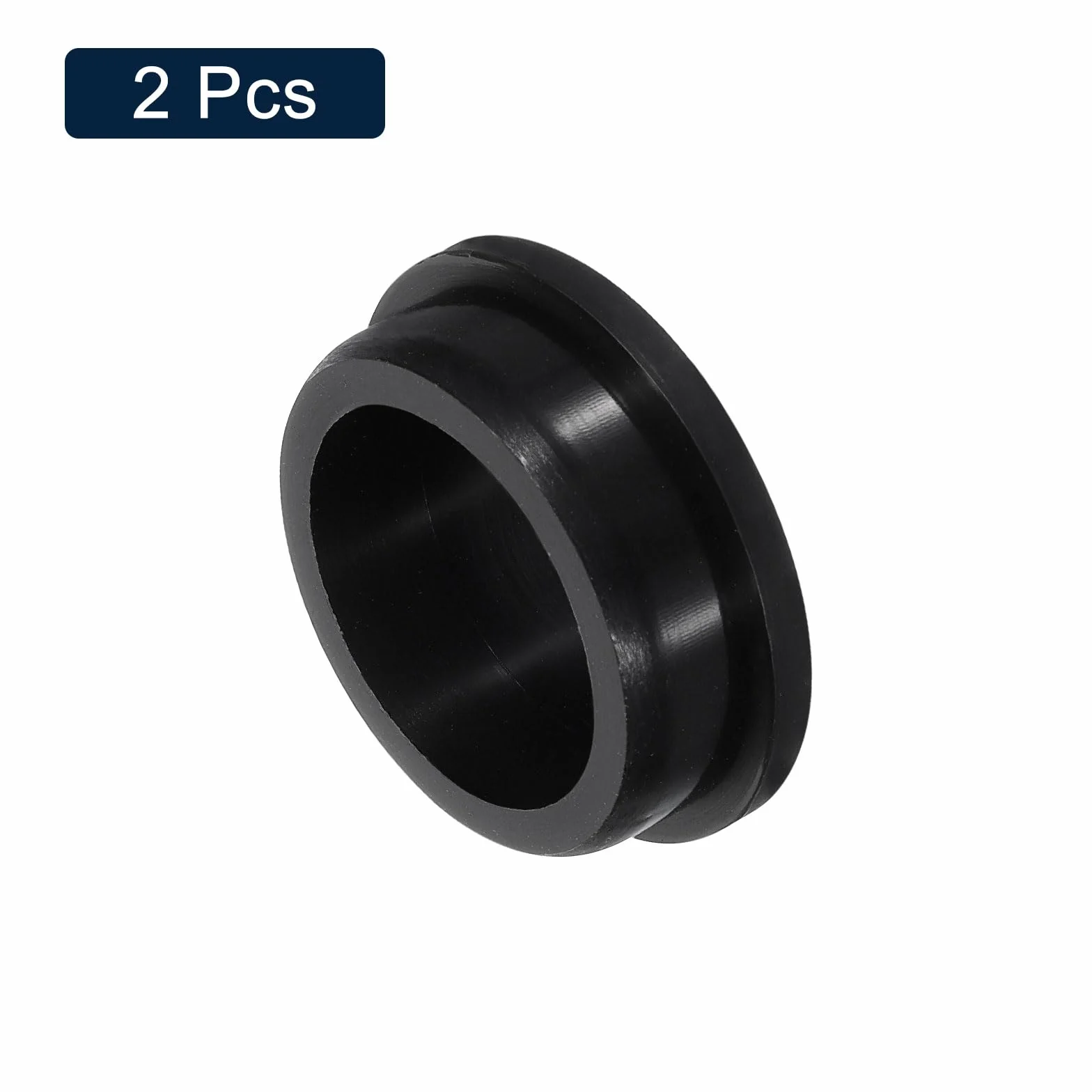 QUARKZMAN 2 Piezas Tapones Negros de Goma para Orificios 46-47mm
