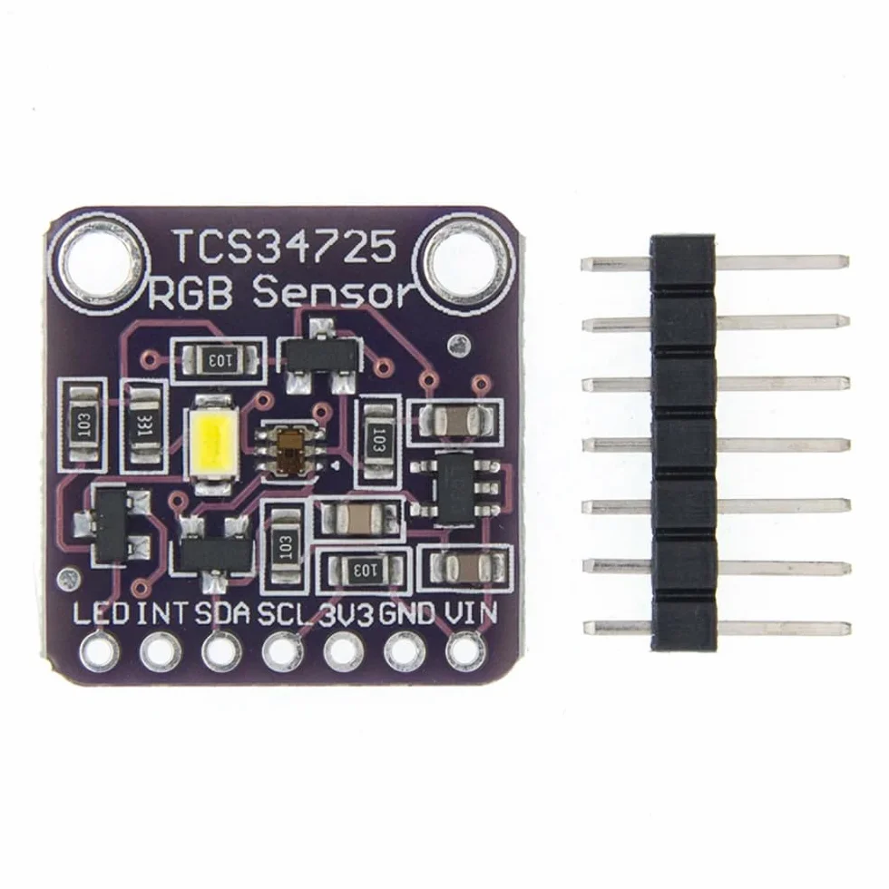 DollaTek Módulo de reconocimiento de Sensor de Color TCS34725 RGB para Arduino