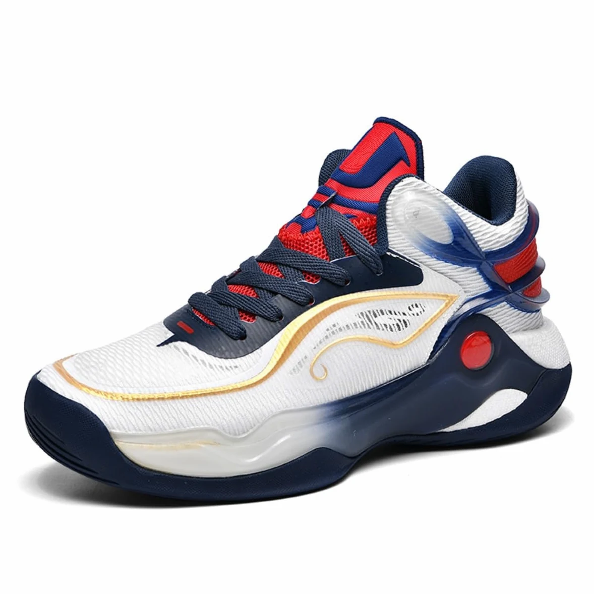 Zapatillas de Baloncesto Zapatillas de Baloncesto entrenadoras de Baloncesto cómodas Zapatillas Transpirables de Alta Parte para Hombres y Mujeres Antideslizantes