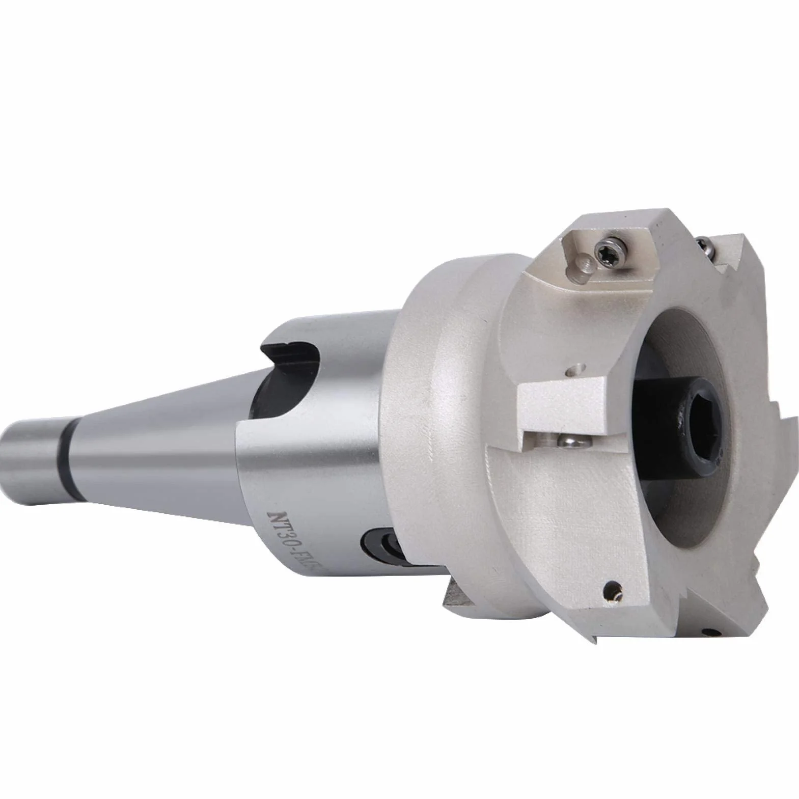 Soporte de mandril de pinza NT30-FMB27 + BAP400R-80-27 Fresa 6 ranuras + Insertos APMT1604 10PCS