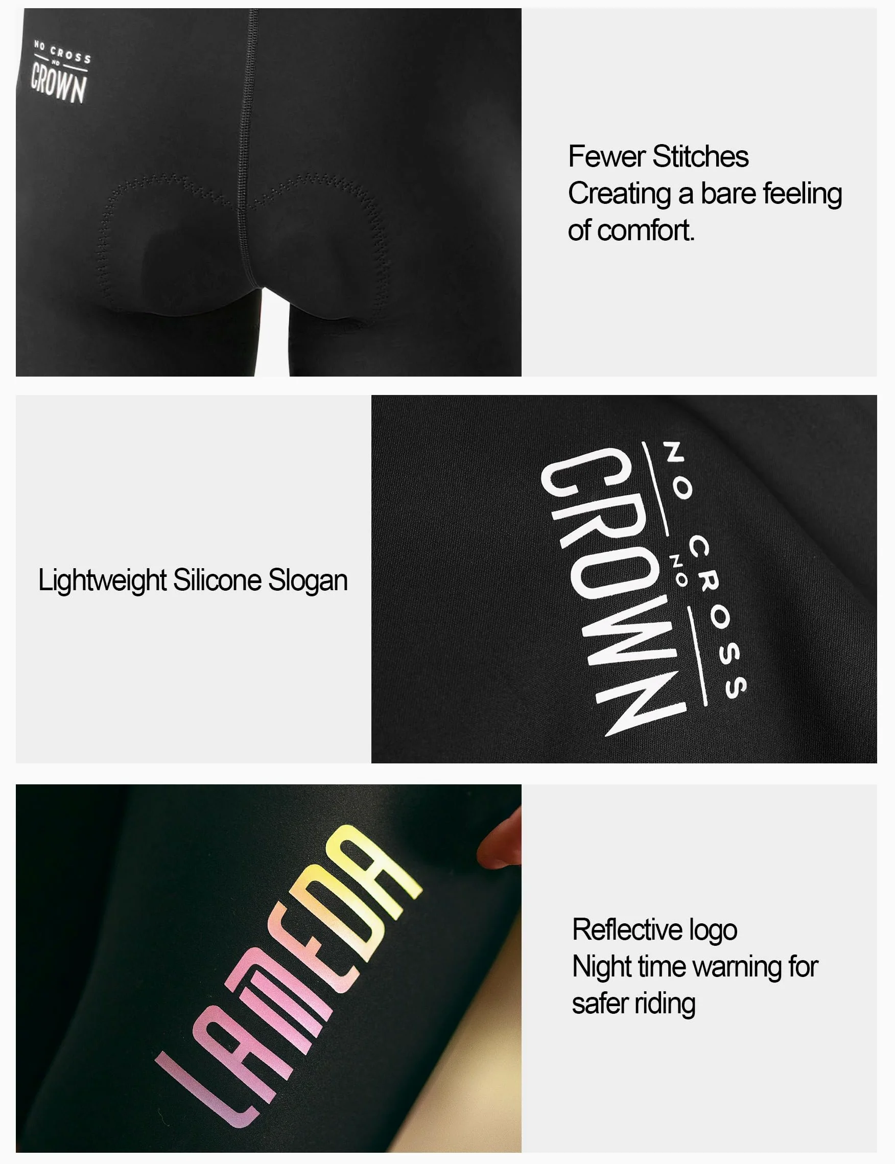 LAMEDA Culotte Ciclismo Hombre MTB Ciclismo Pantalones Cortos Verano Ropa Interior de Bicicleta