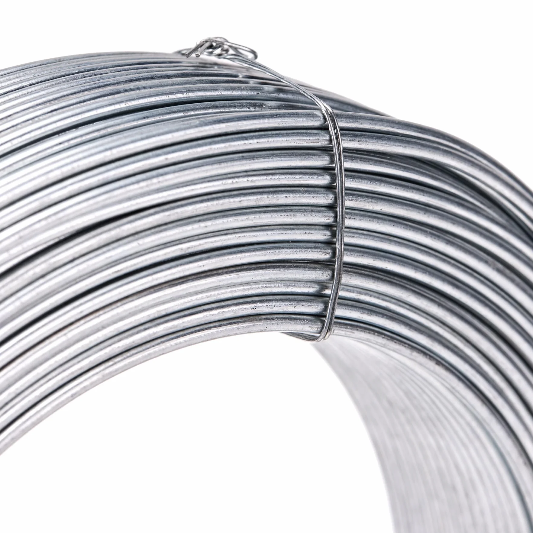 Alambre de tensión de acero galvanizado 2,7 mm x 100 m para vallas