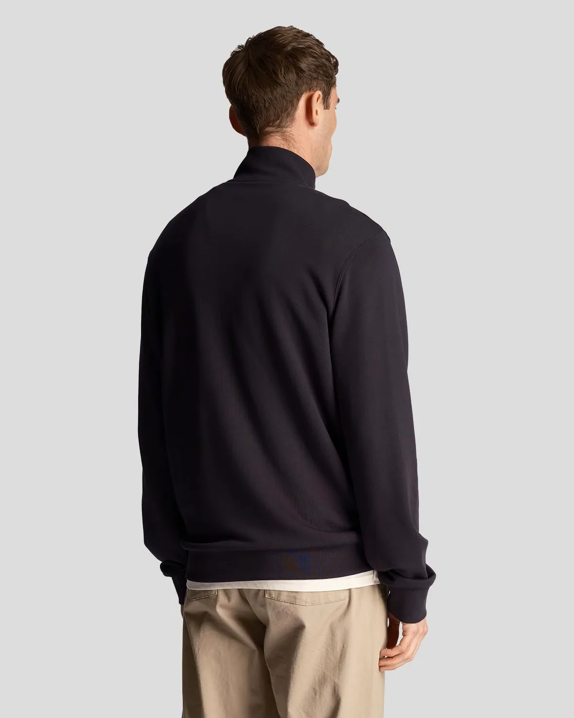 Lyle & Scott Tonal Eagle - Sudadera con cremallera para hombre