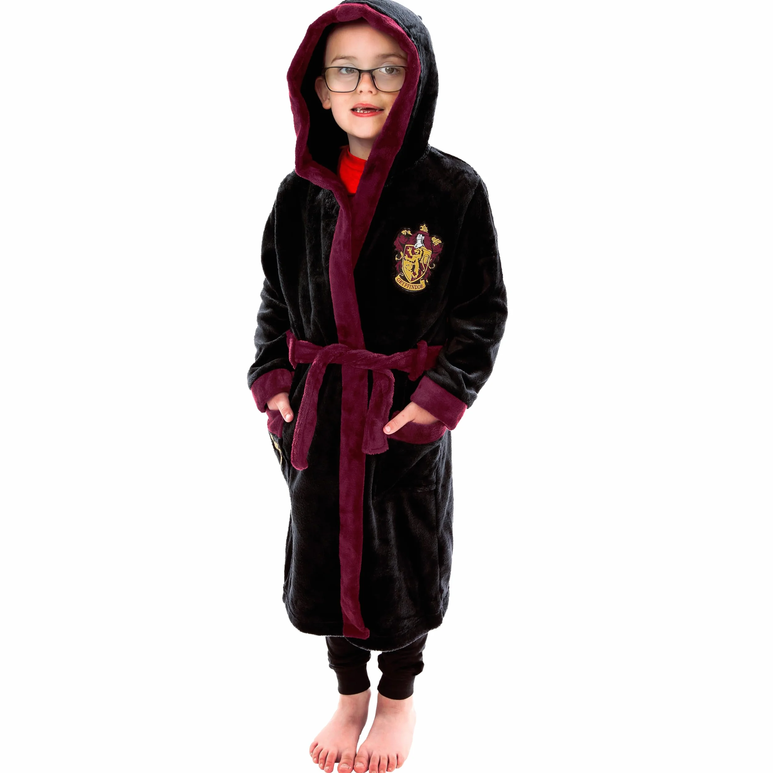 Harry Potter Albornoz | Bata Polar Niño Gryffindor | Albornoces Infantiles Hogwarts