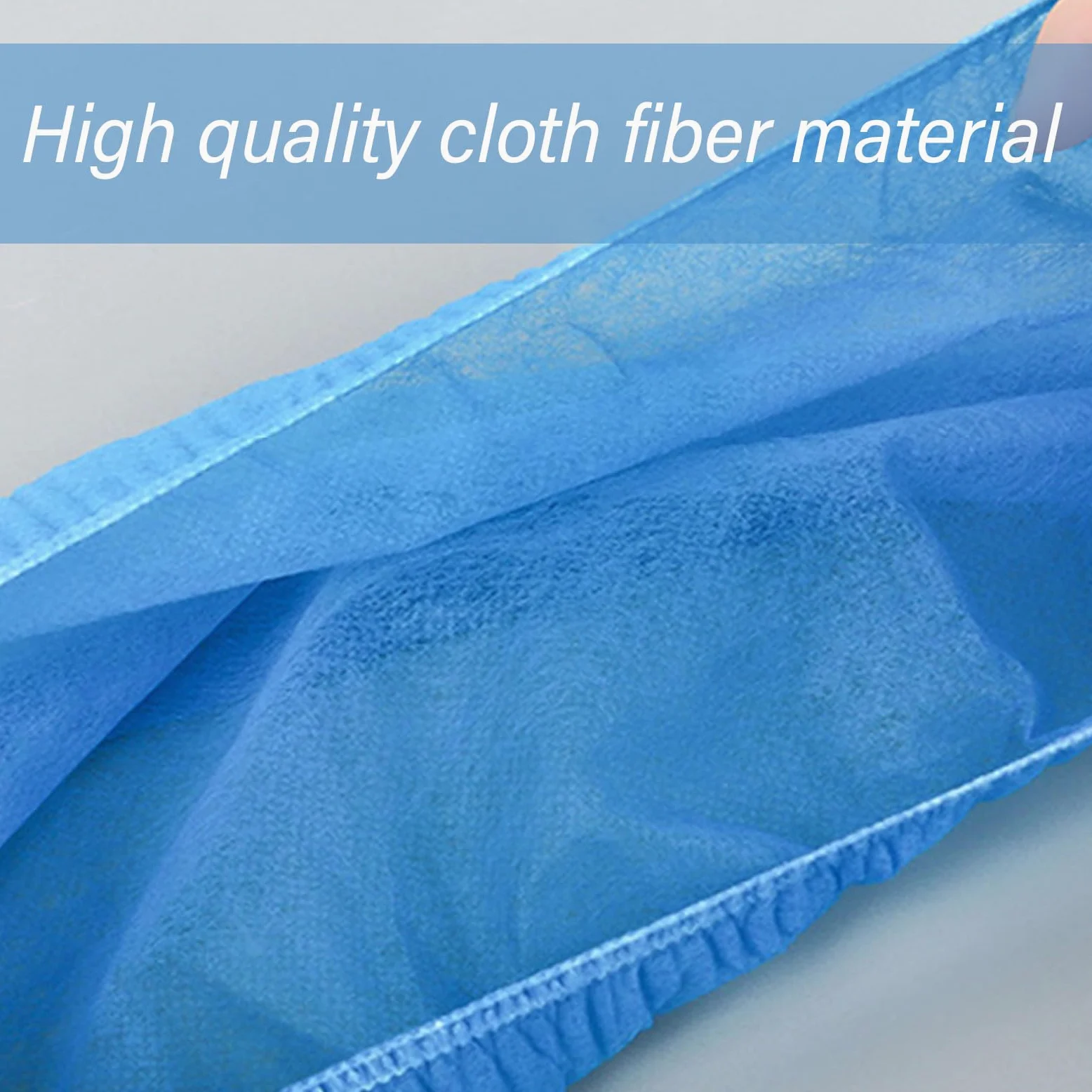Paquete de 500 (250 pares) reutilizables de tela impermeable para zapatos, ecológicas, desechables, protección antideslizante, perfecta para eventos y uso doméstico
