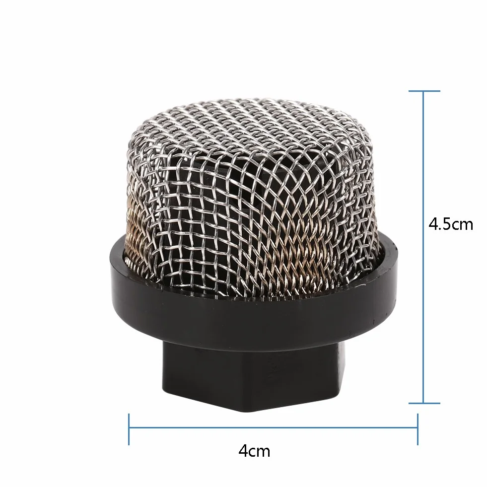Joyzan Filtro de Malla Succión Entrada, Tubo Metal Colador para Pulverizadores 390 395 490 495