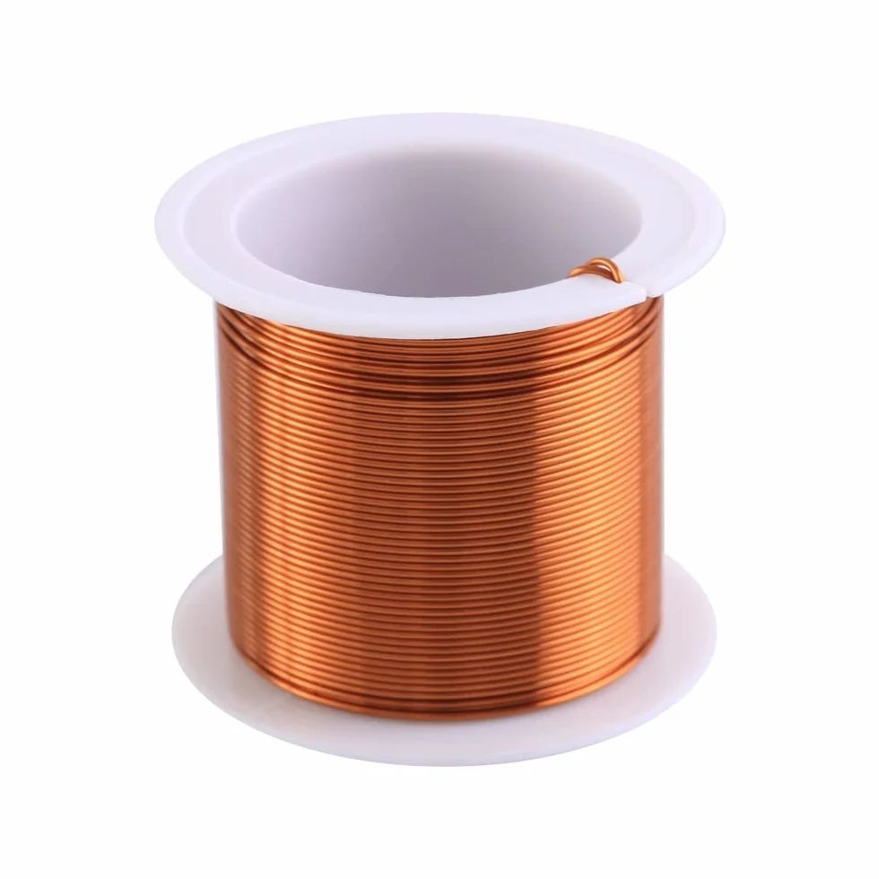 DONGKER Alambre de Cobre Esmaltado 0,7 mm x 10 m Bobina Eléctrica