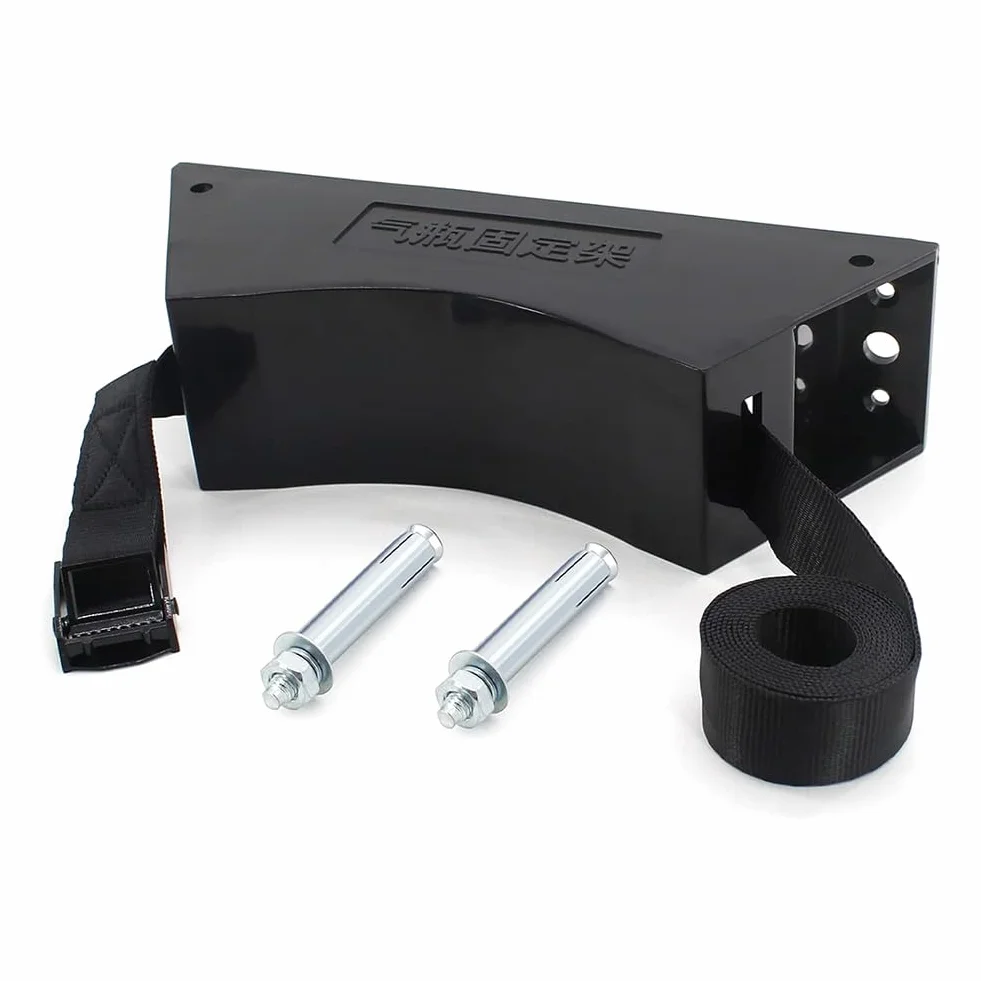 Soporte para Tanque Propano, Montaje en Pared Cilindro Gas para Vehículos Recreativos