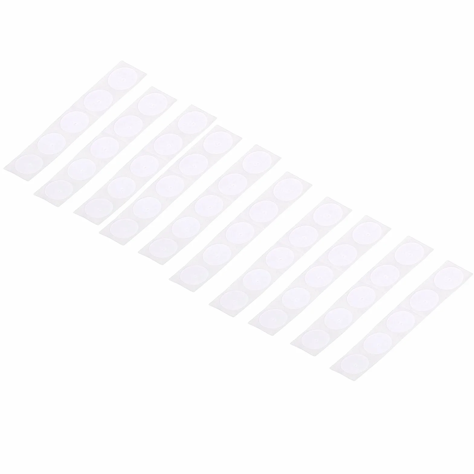 Etiquetas NFC RFID Adhesivas Impermeables 13.56 MHz 504 Bytes 25mm Diámetro Aleación Cobre 50 Unidades