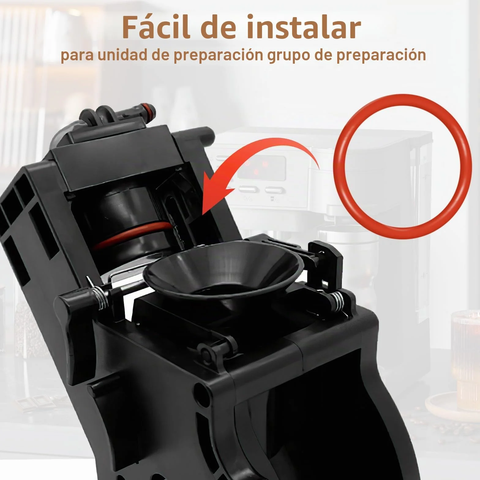 Junta tórica Philips Saeco 30 piezas juntas estanqueidad grupo infusor cepillo limpieza recambios cafetera automática