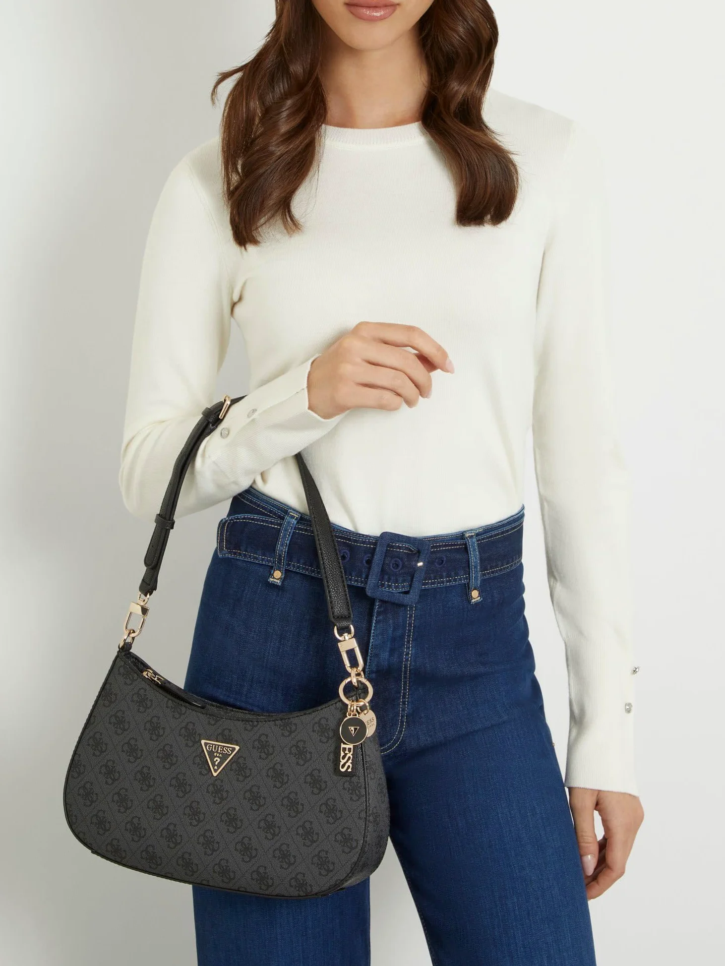 GUESS Noelle Top Zip Shoulder Bag - Bag Mujer