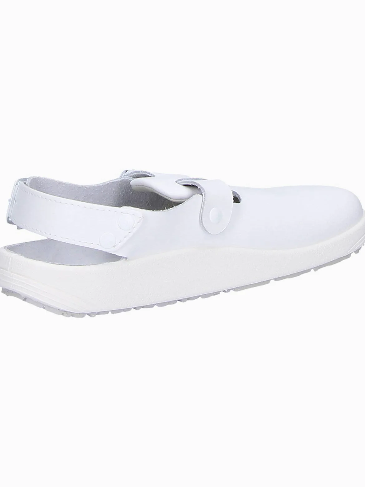 Abeba - Zuecos de Cuero para Hombre Blanco Blanco Blanco Blanco