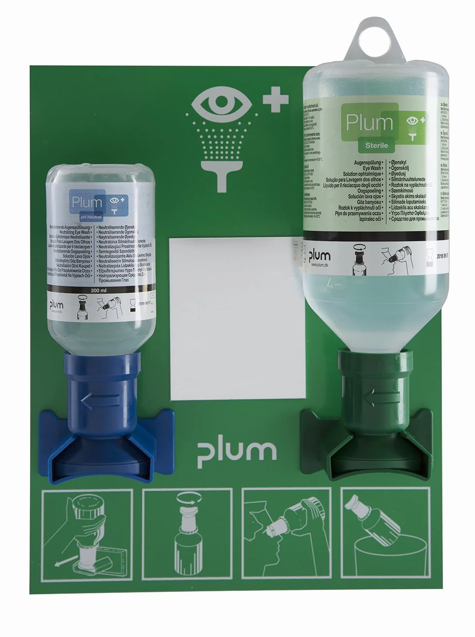 Plum 4770 Estación de Ojos de Emergencia con 2 Botellas