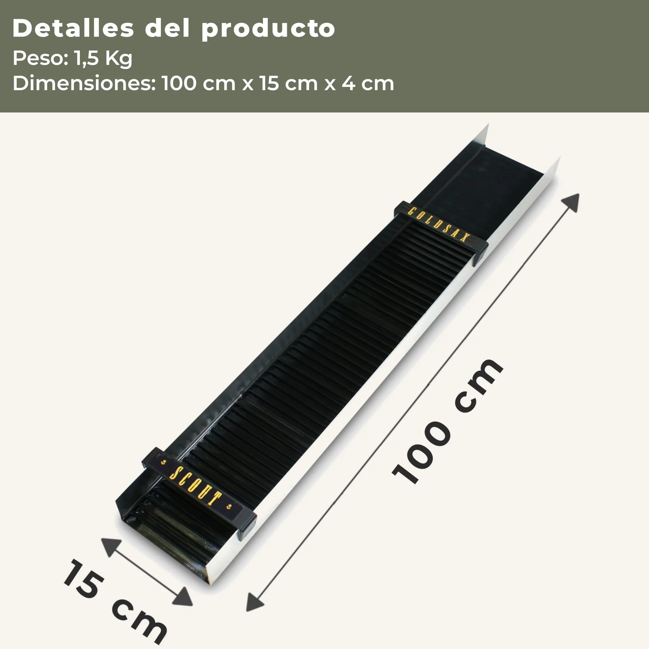 Hunter Gold Sluice Box, Canaleta para Lavado de Oro