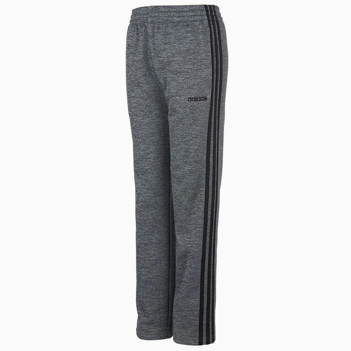 adidas Youth Tech Fleece Pant (Dark Grey/Black, Small/8)