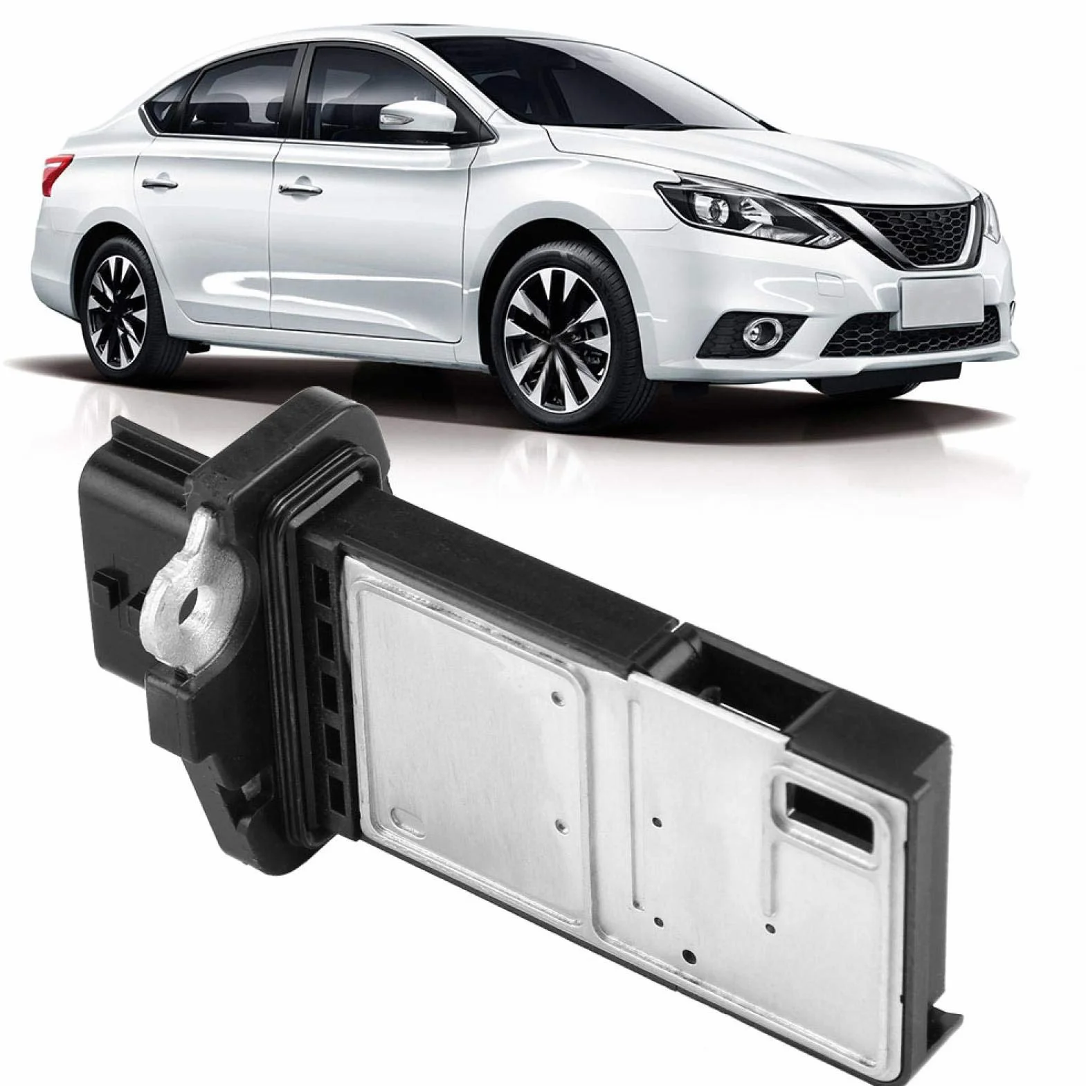 EBTOOLS Medidor de Sensor de Flujo de Aire Masivo MAF 22680-7S000 para Nissan