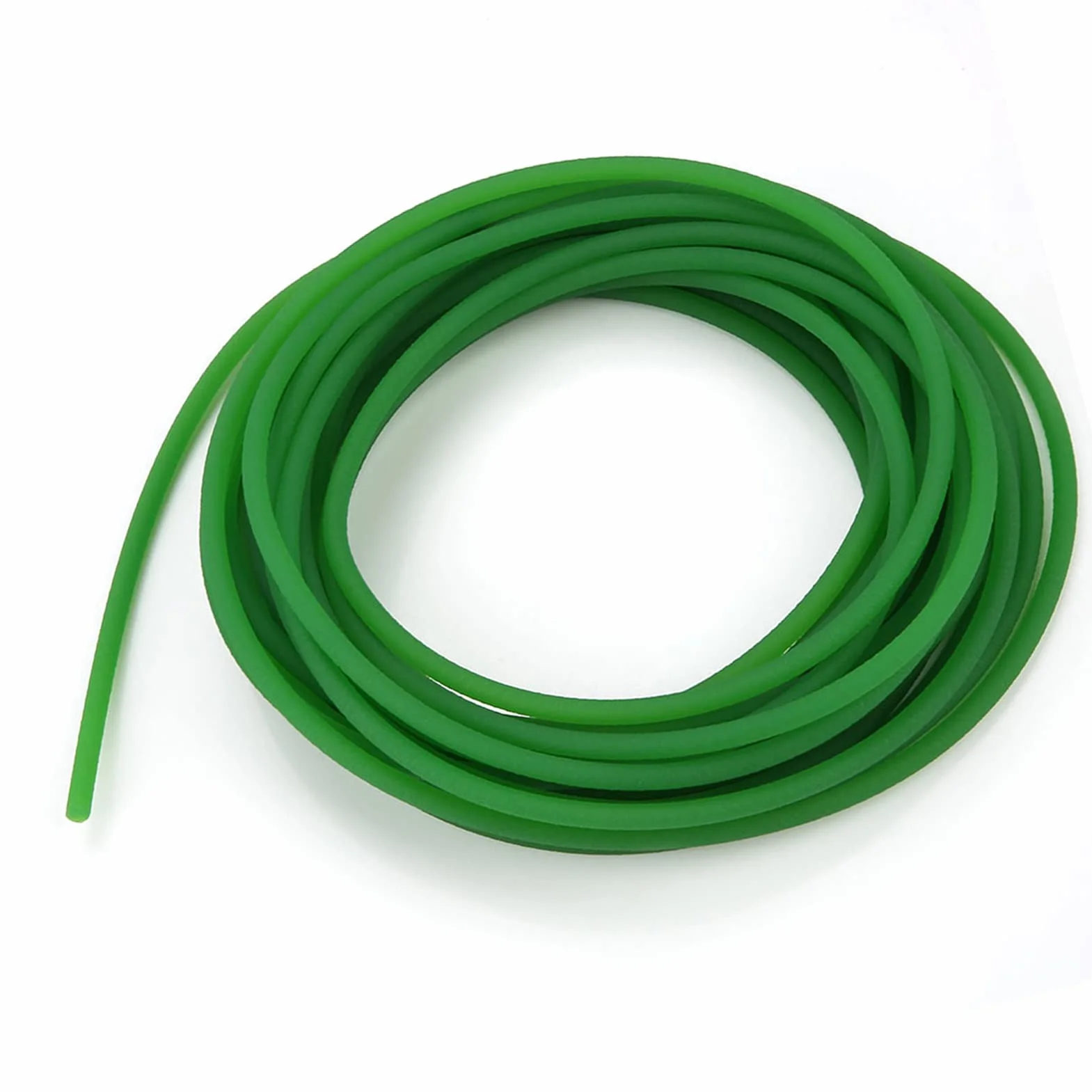 Ejoyous Correa Redonda de Poliuretano PU Verde 5mm*10m para Transmisión